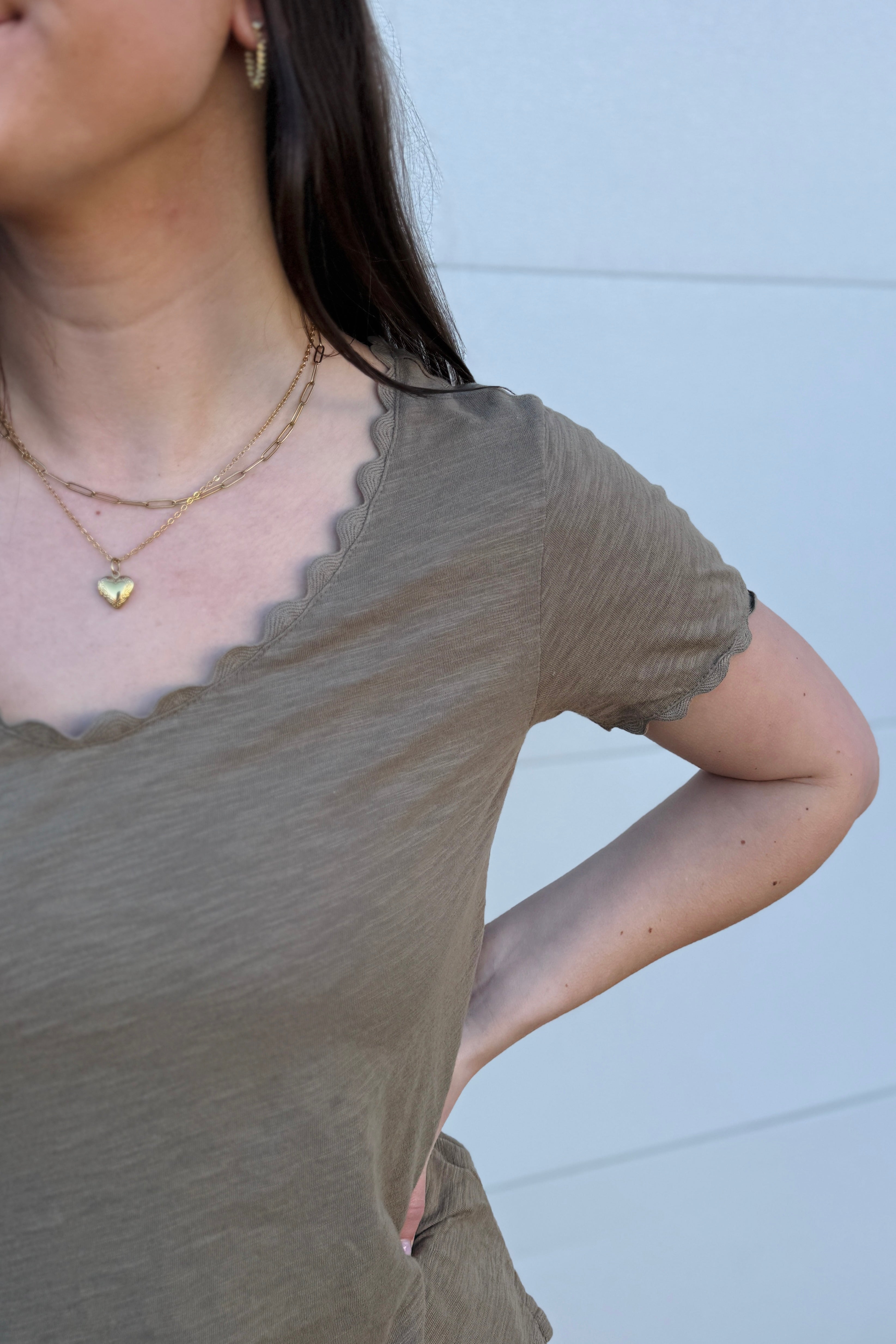 Ric-Rac Tee-Light Olive