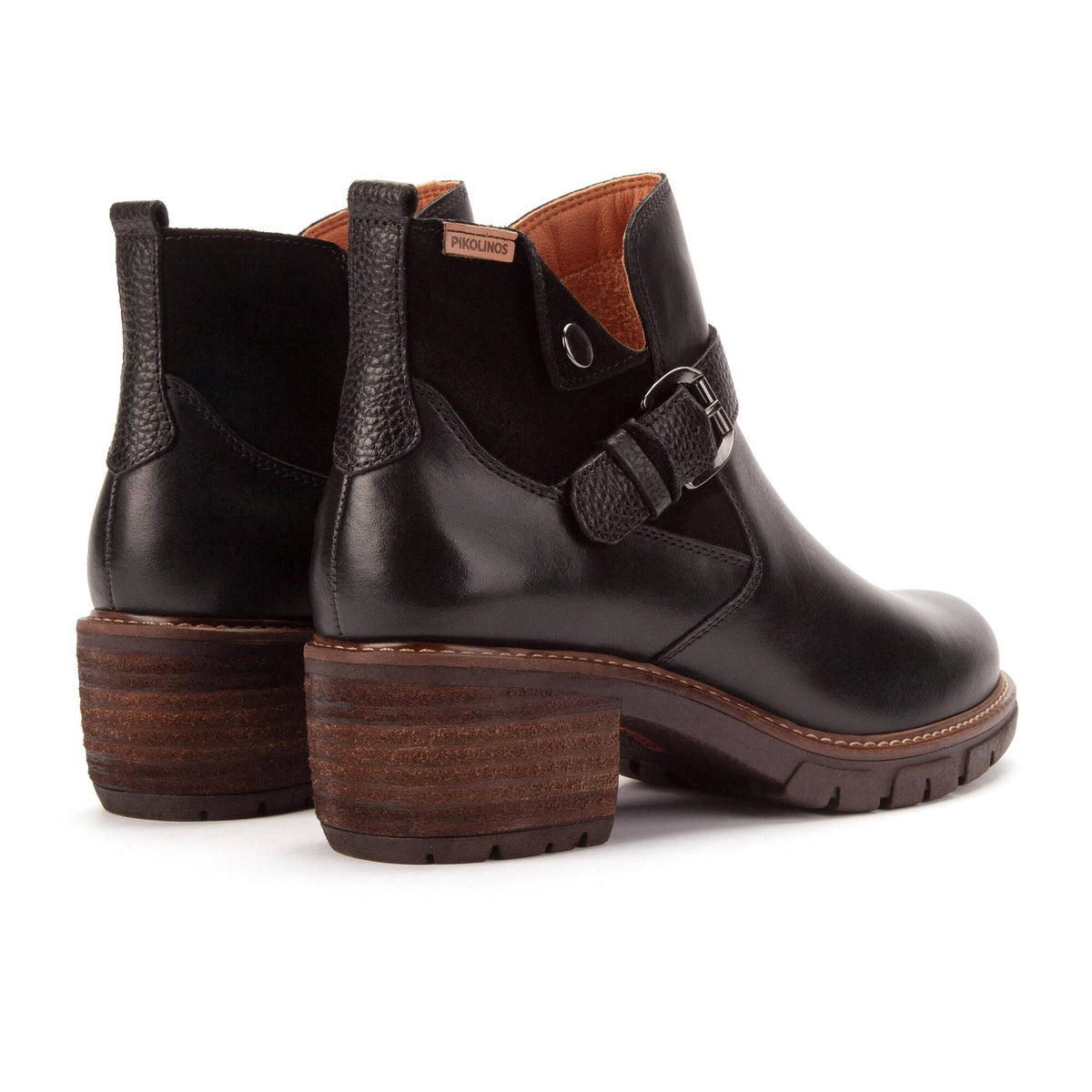Pikolinos San Sebastian Lace-Up Boot in Black - detail