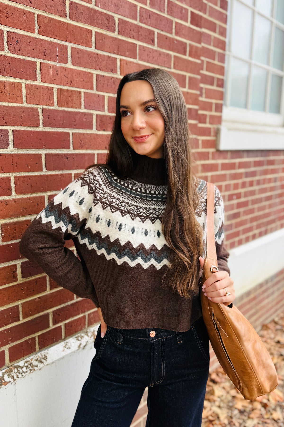 Cinnamon Turtleneck Sweater