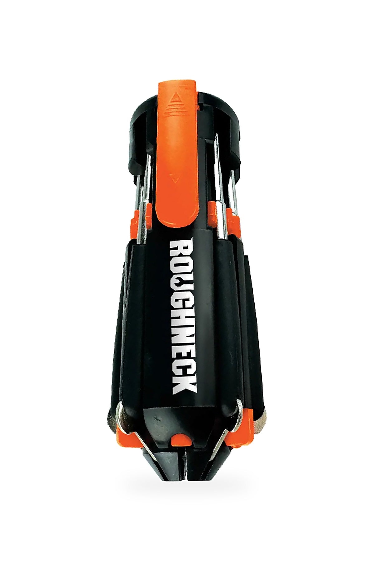 Roughneck 8 in 1 multi tool with light, a screwdriver set with the bits stored right in the handle and an LED for dark engine bays and cabinets, a handy gift for the DIYer or handyman in your life
