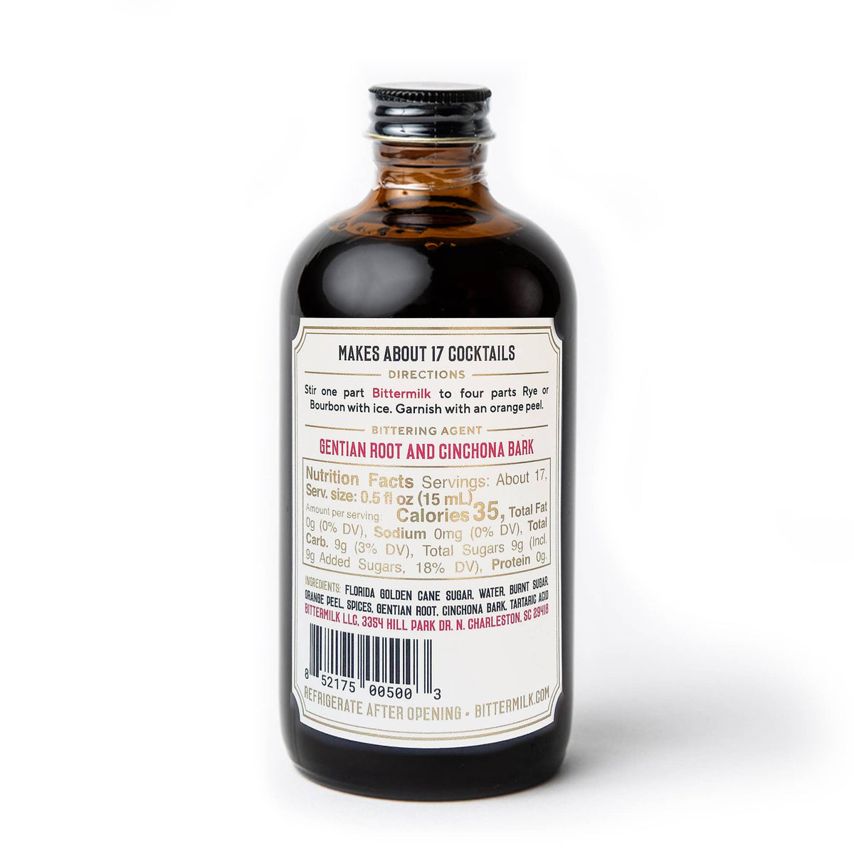 Bourbon Barrel Aged Old Fashioned | Bittermilk Bottling Co. - view 2