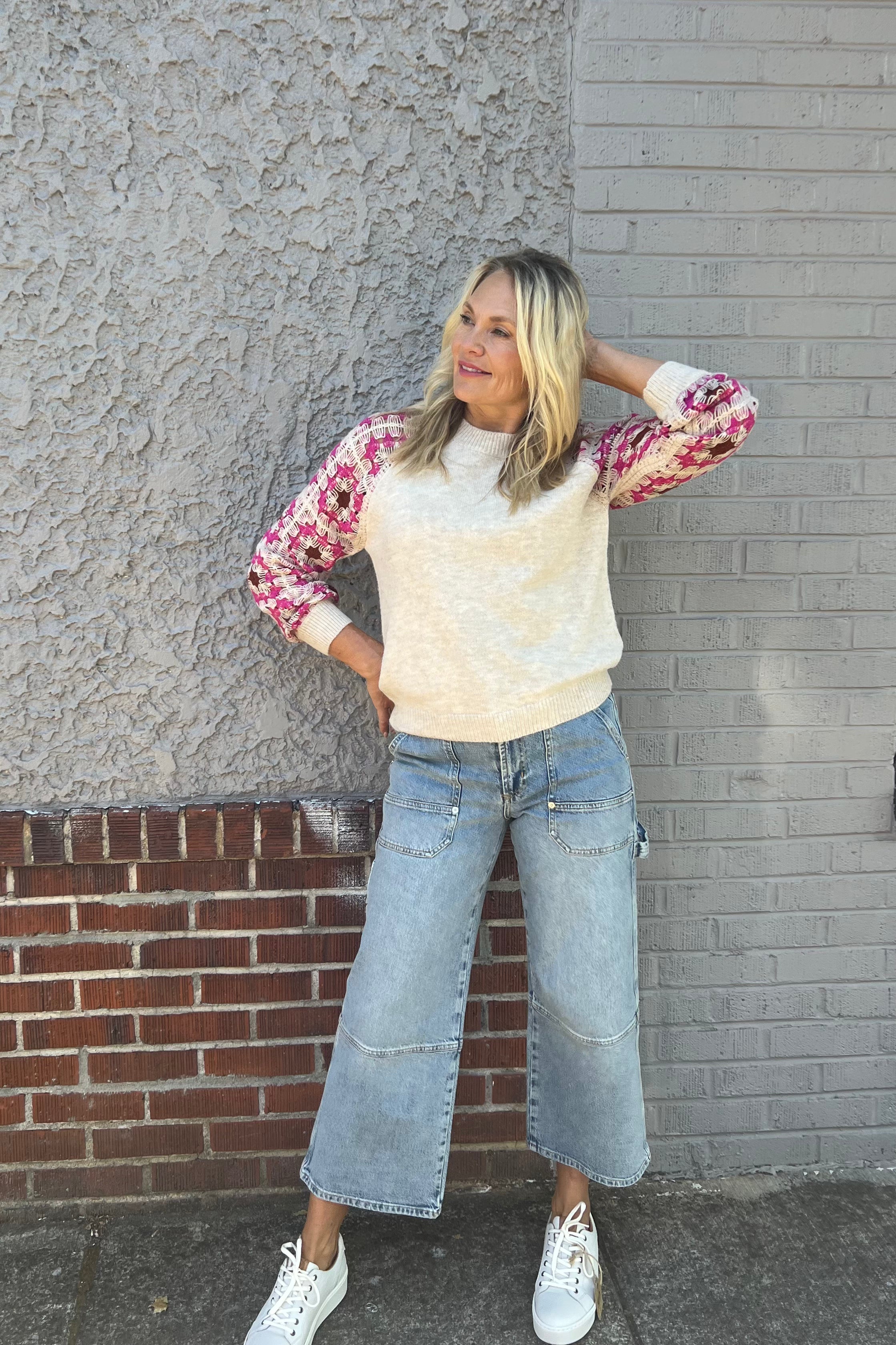 Amelia Crochet Sweater