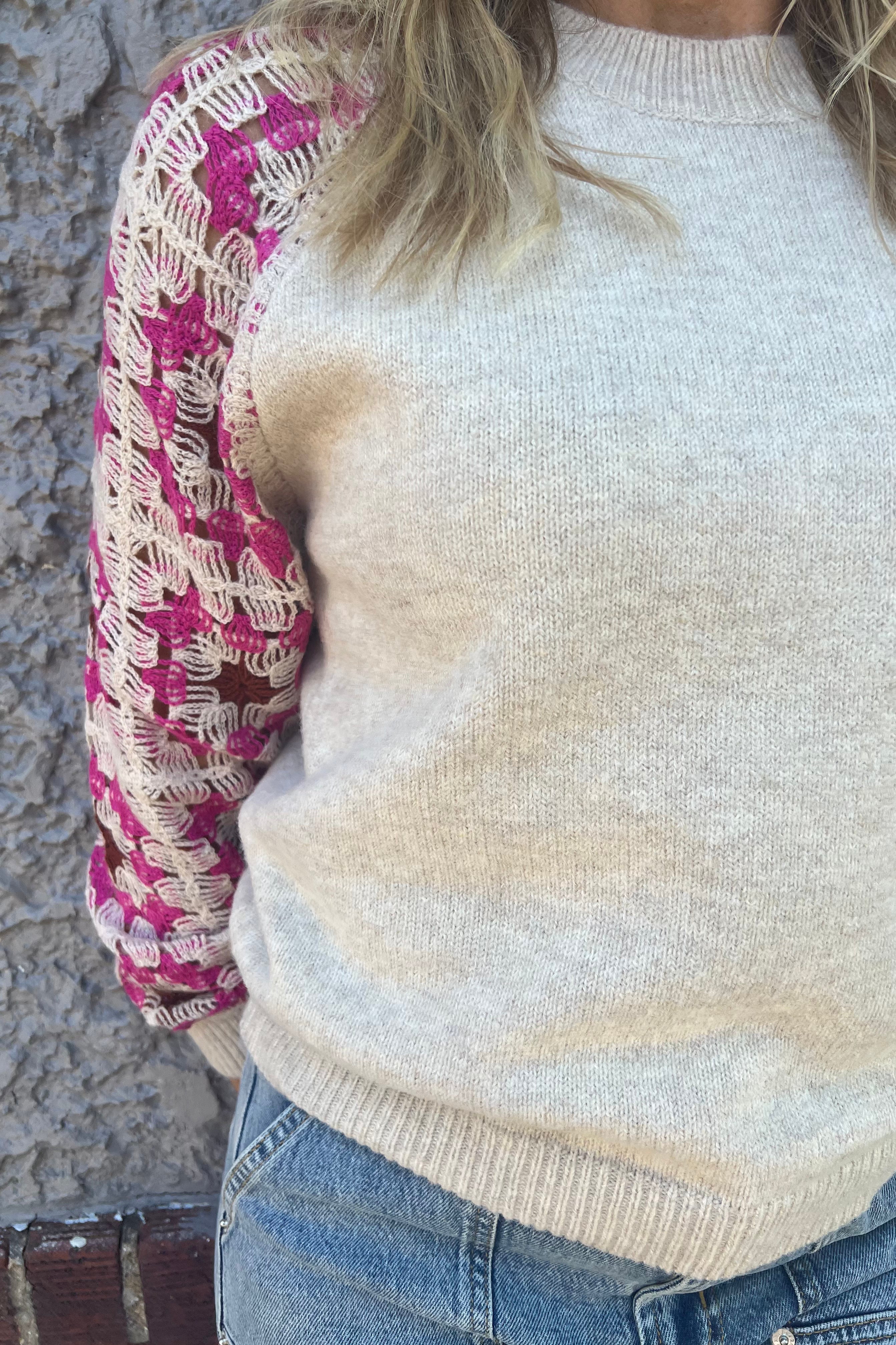 Amelia Crochet Sweater