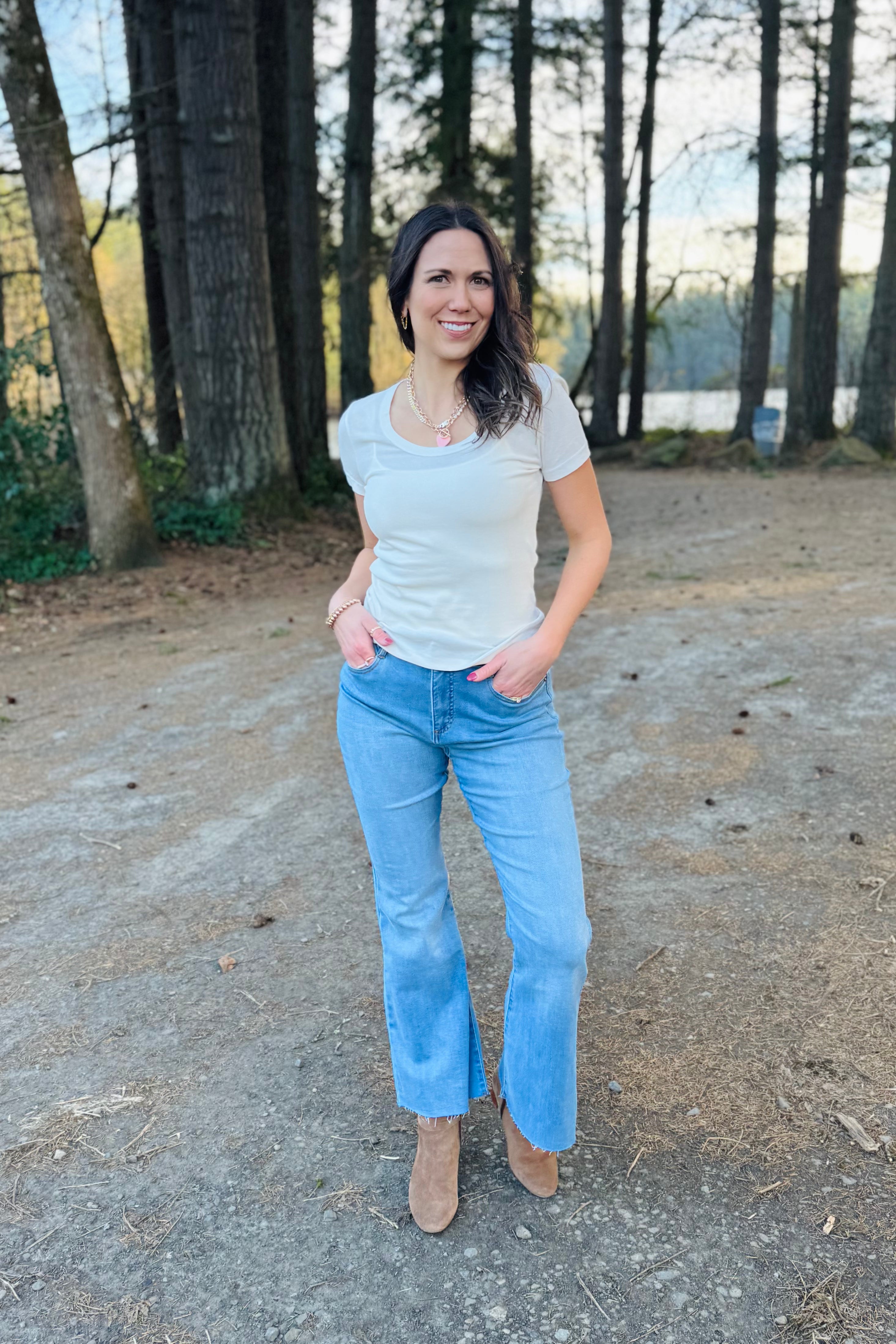 Audrey Hugging flare Jeans