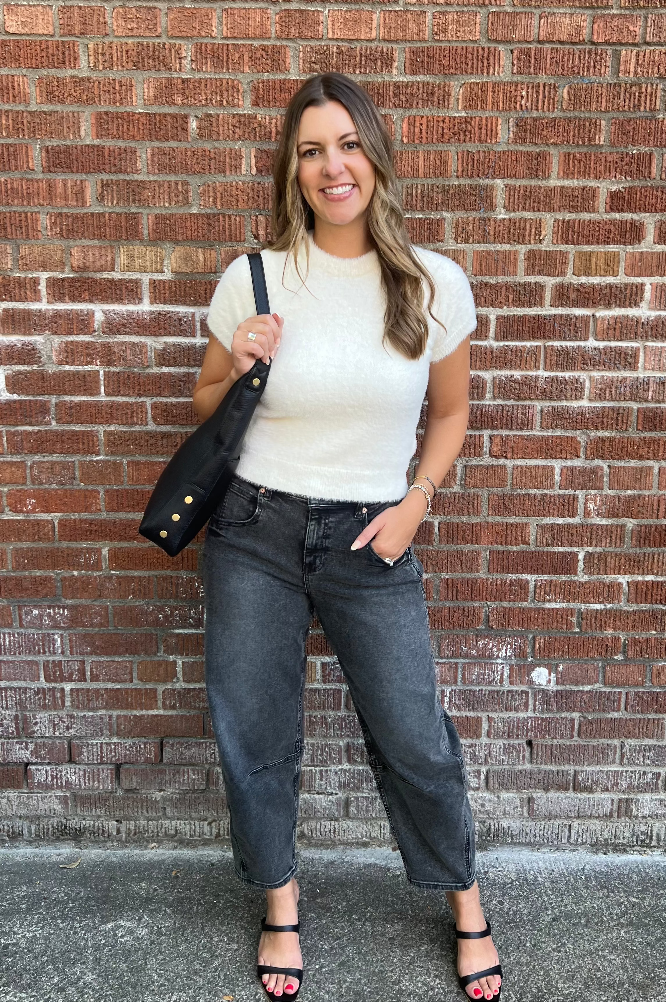 Audrey Girlfriend Barrel Denim