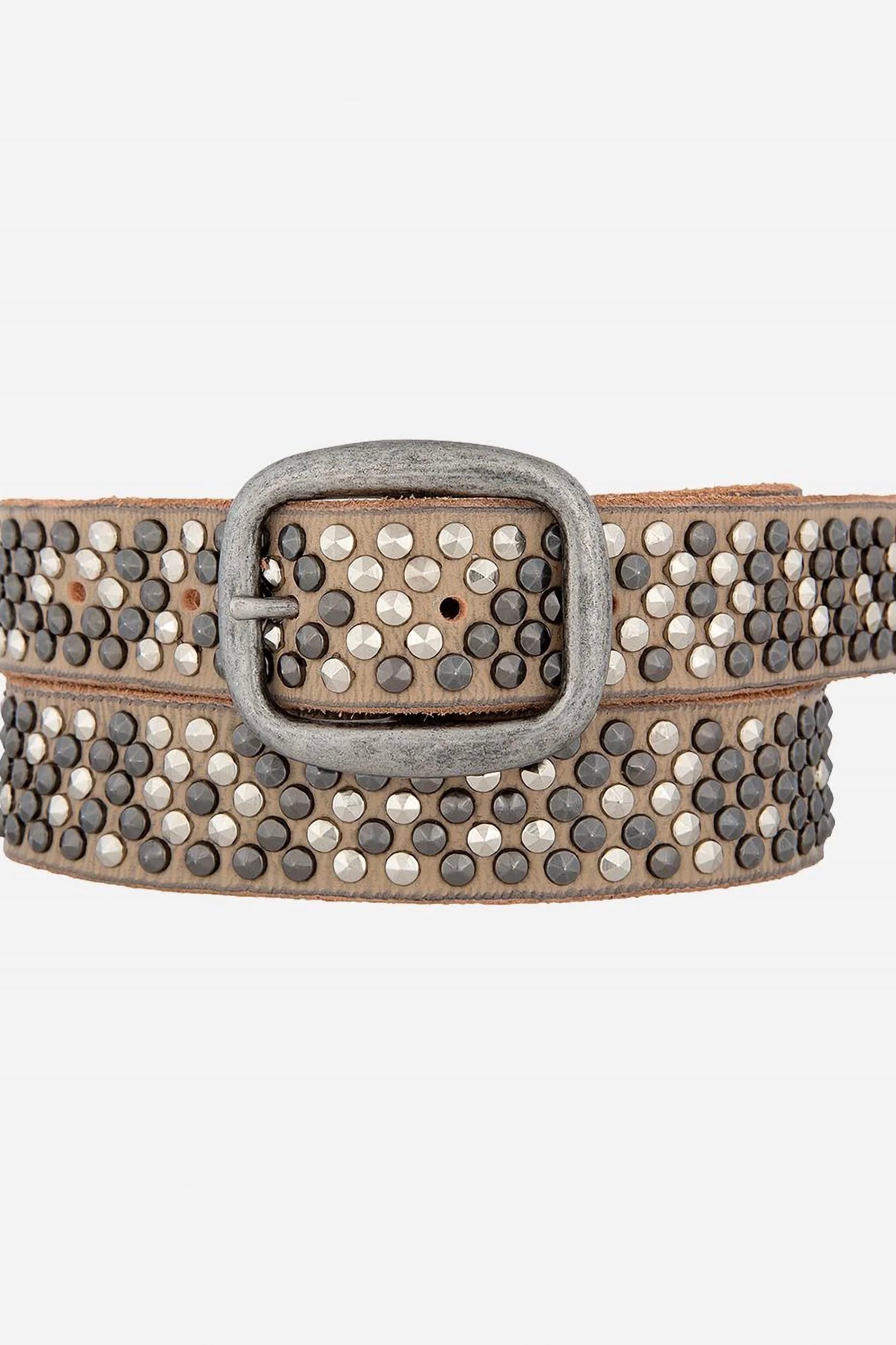 Britta Vintage Silver Studded Belt
