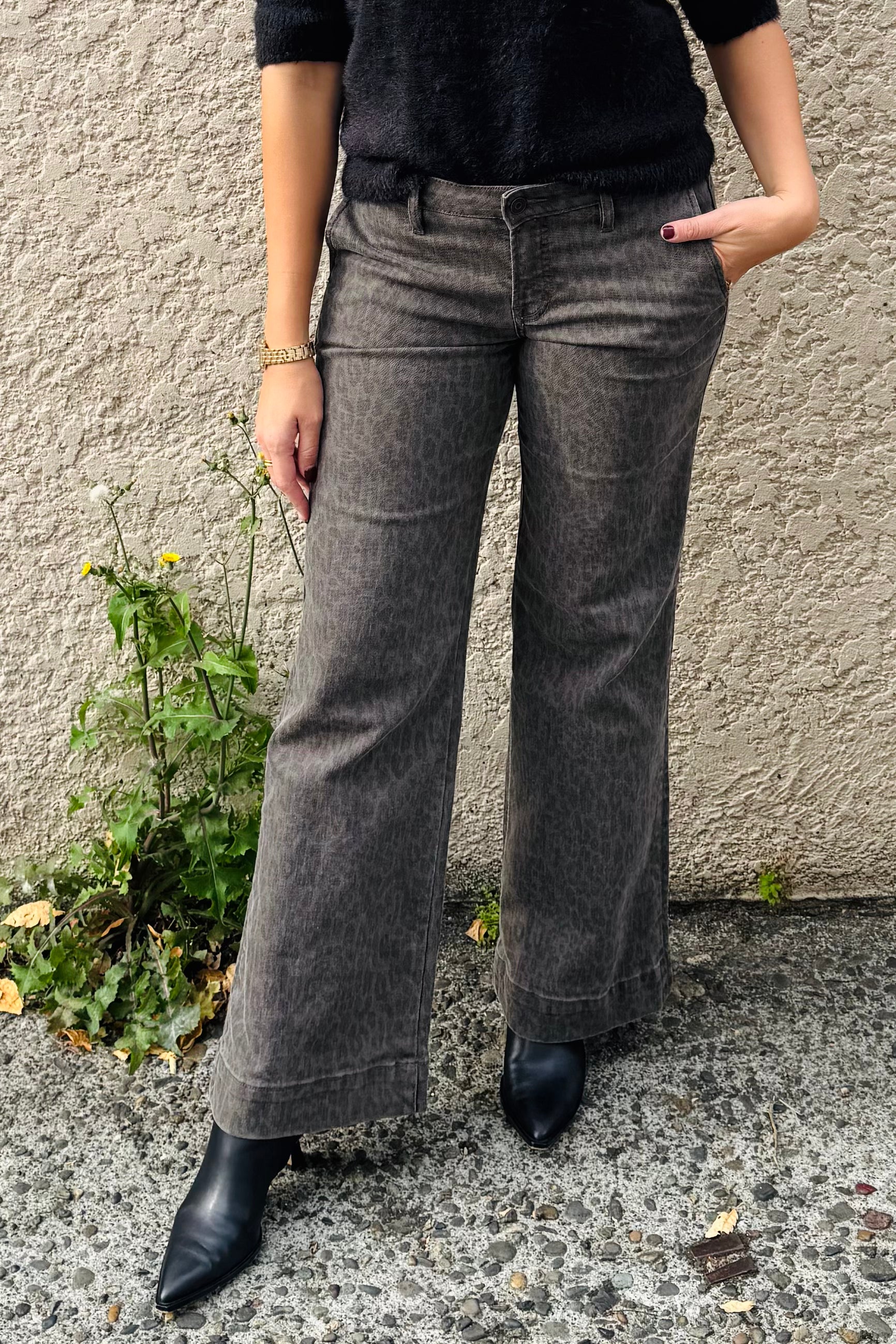 Brown Cheetah Trousers