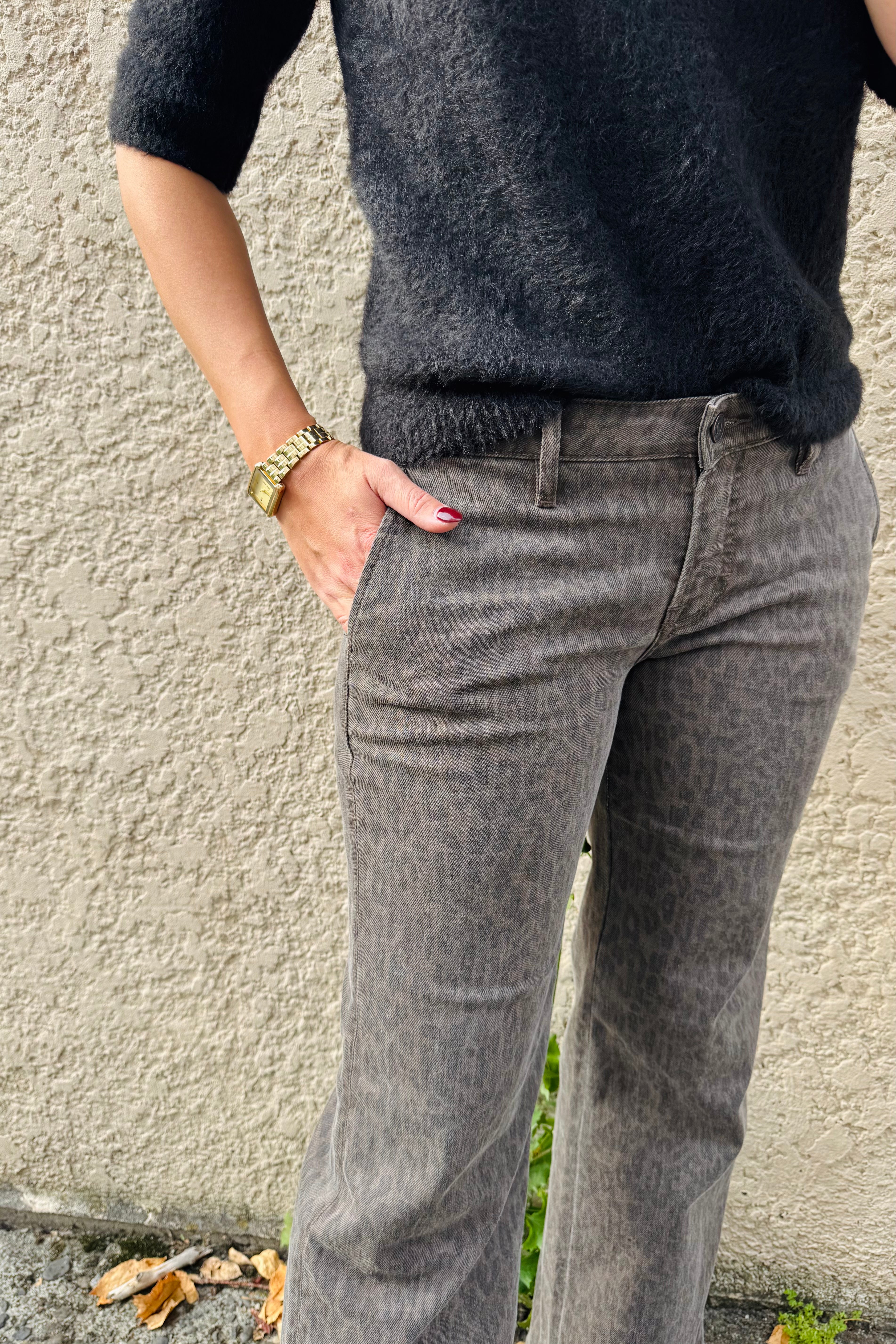 Brown Cheetah Trousers
