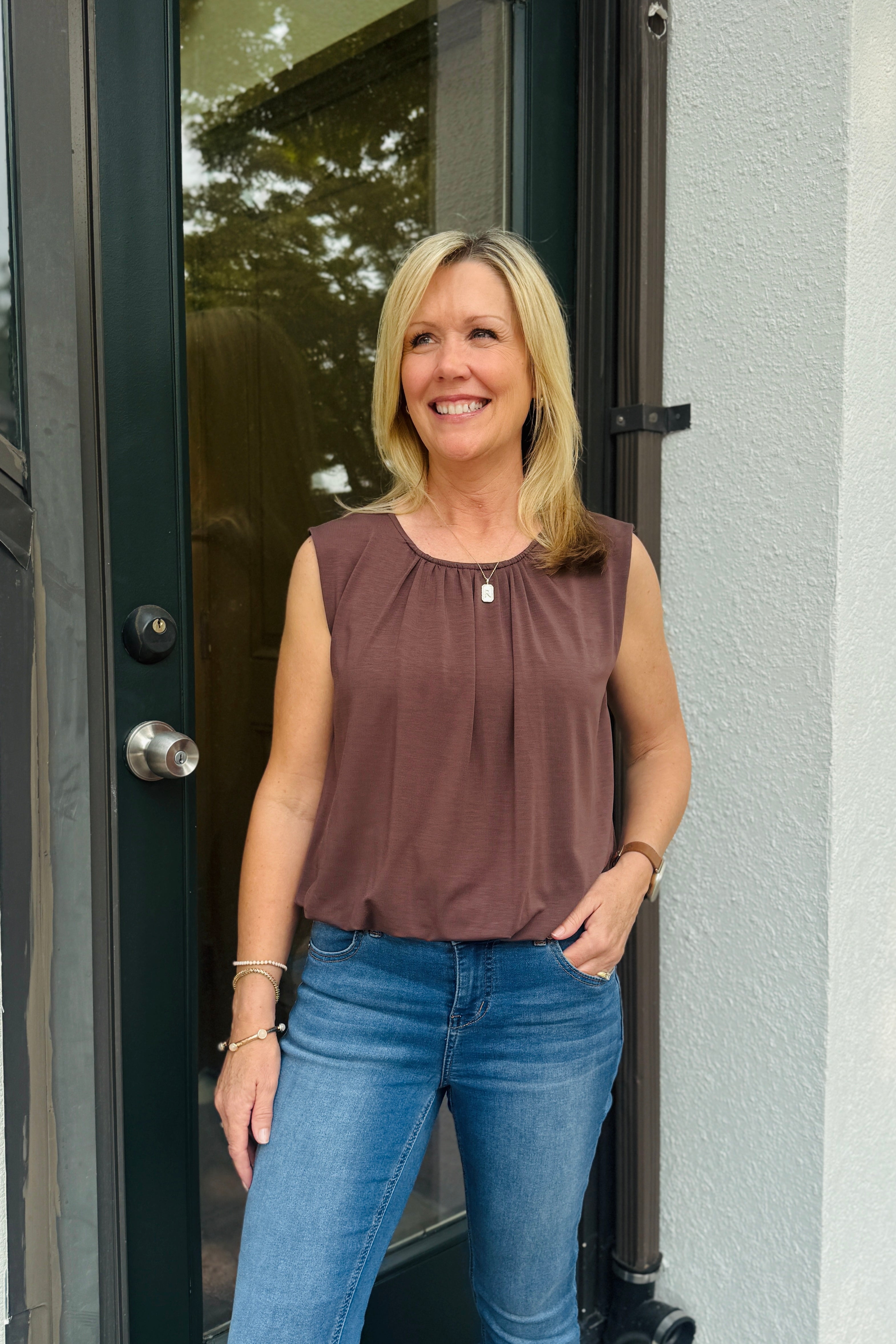 Bubble Hem Top