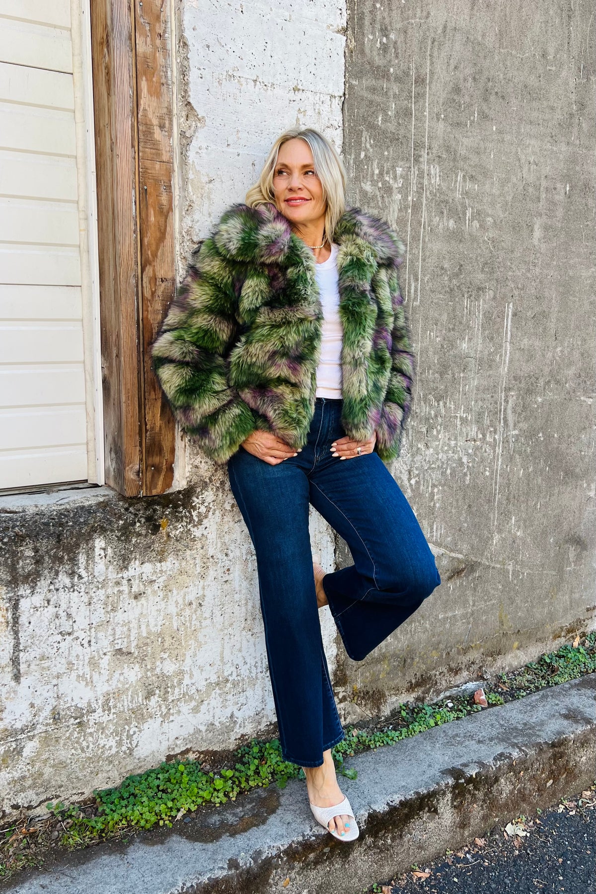 Camomille Faux Fur Coat