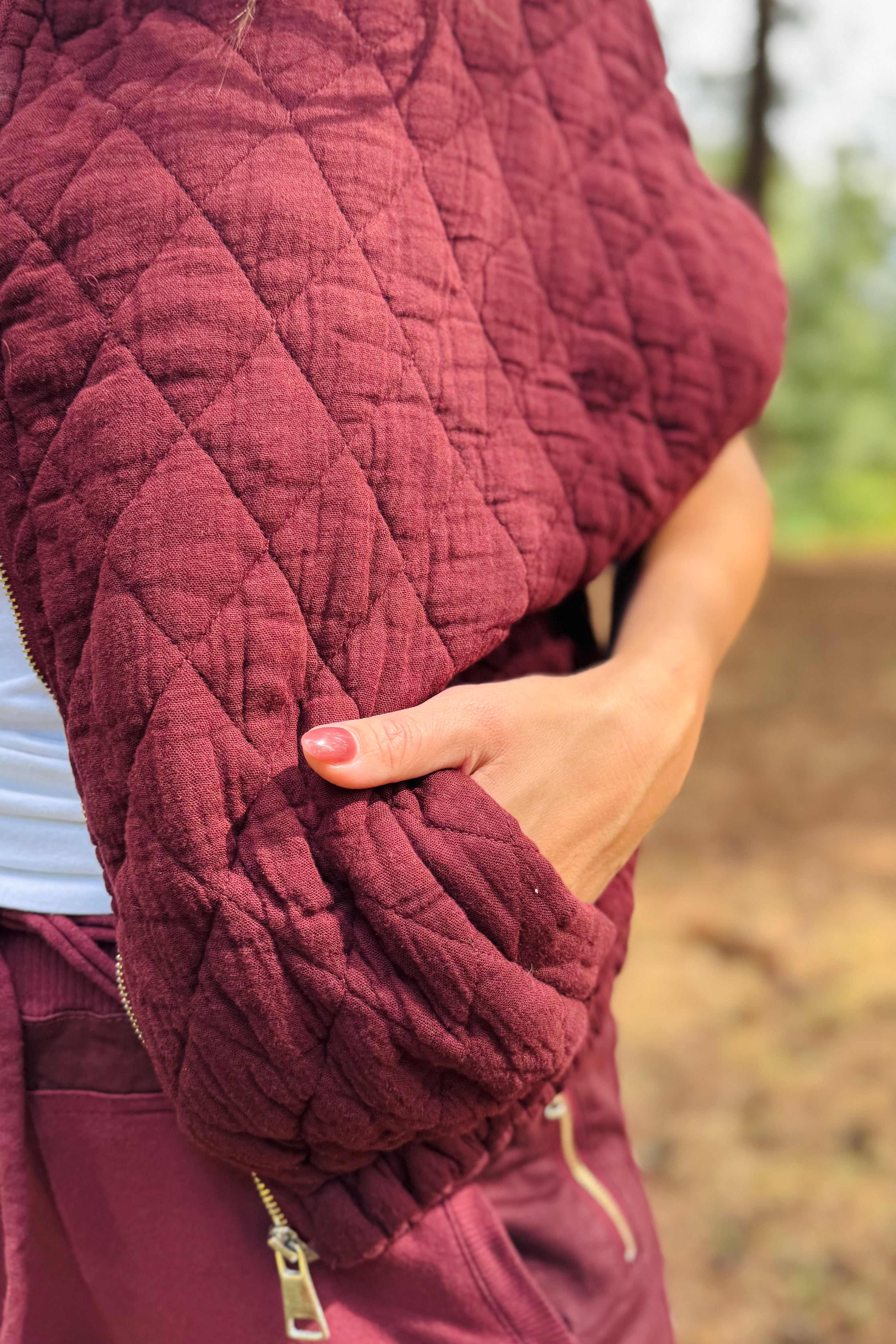 Charlston Quilted Bomber