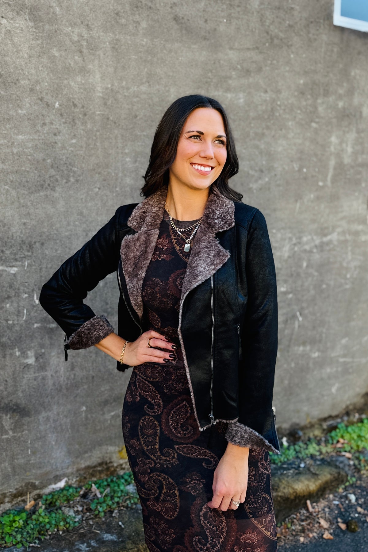Chinchilla Jacket - Black
