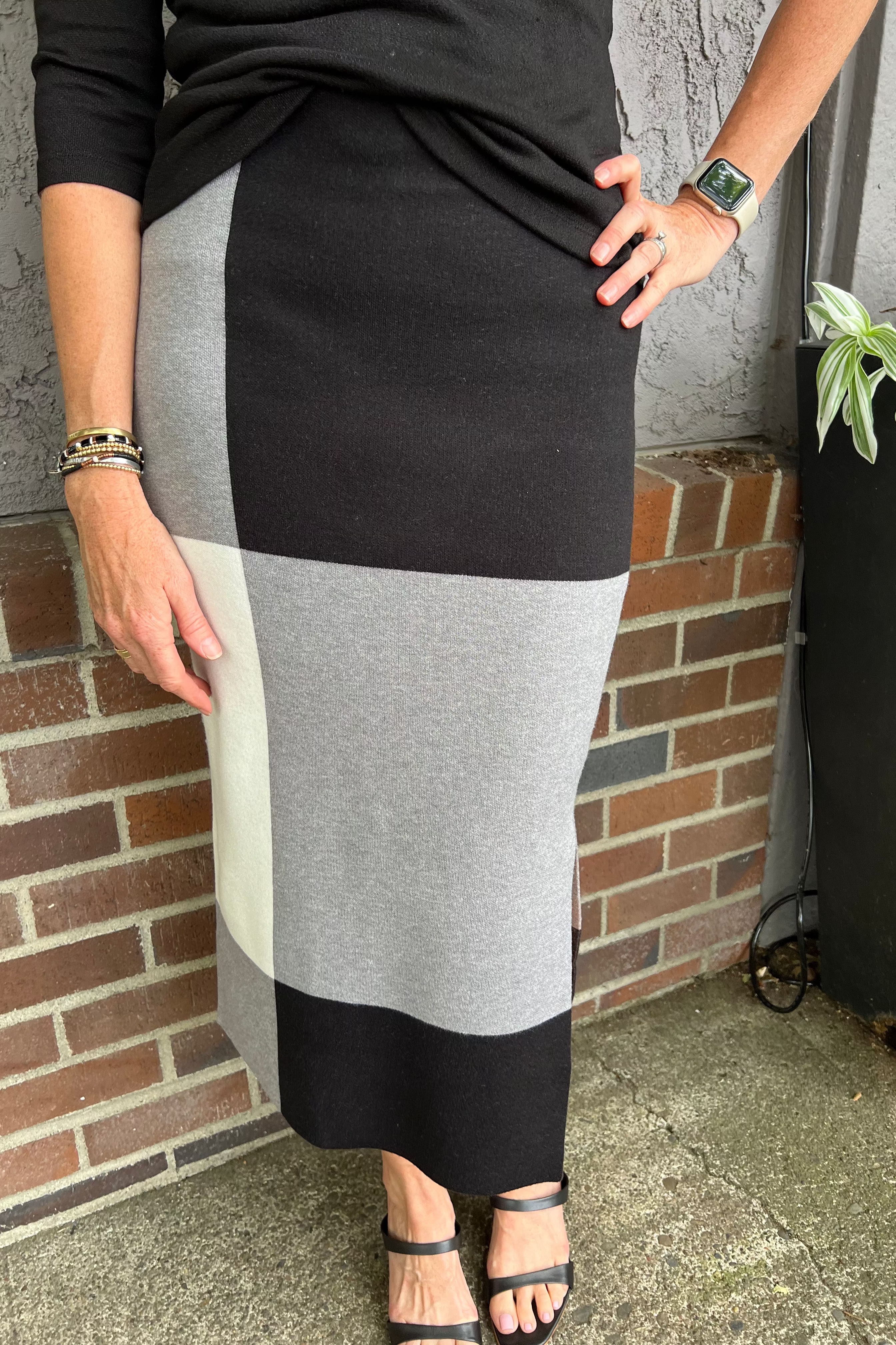 Color Block Skirt