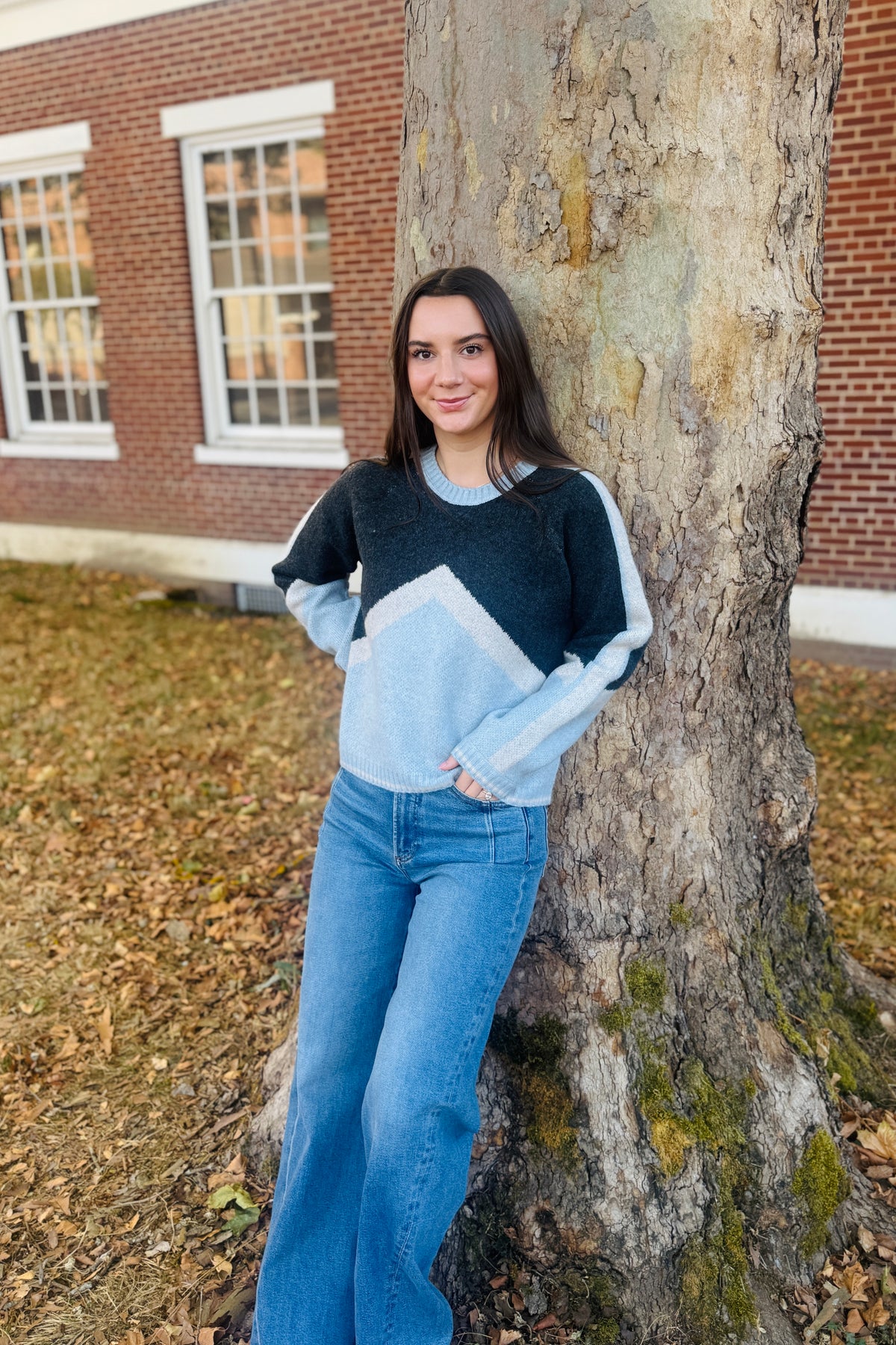 Crue Sweater - Vintage Blue