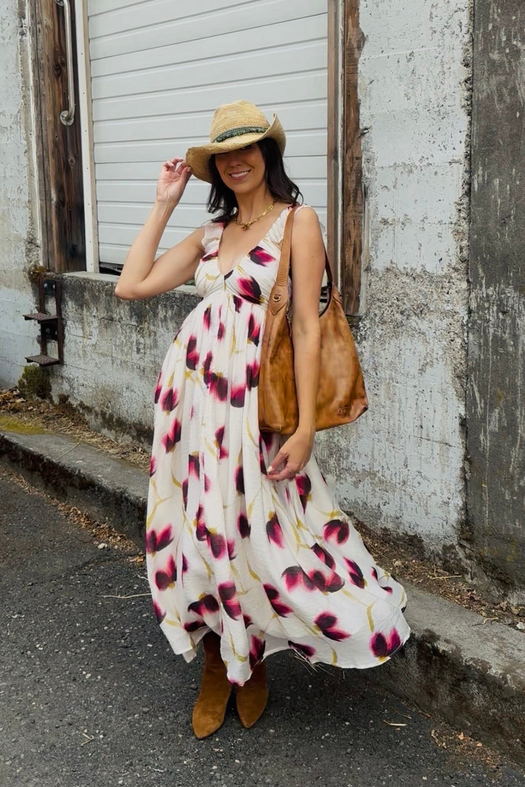 Emery Ruffled Maxi Dress