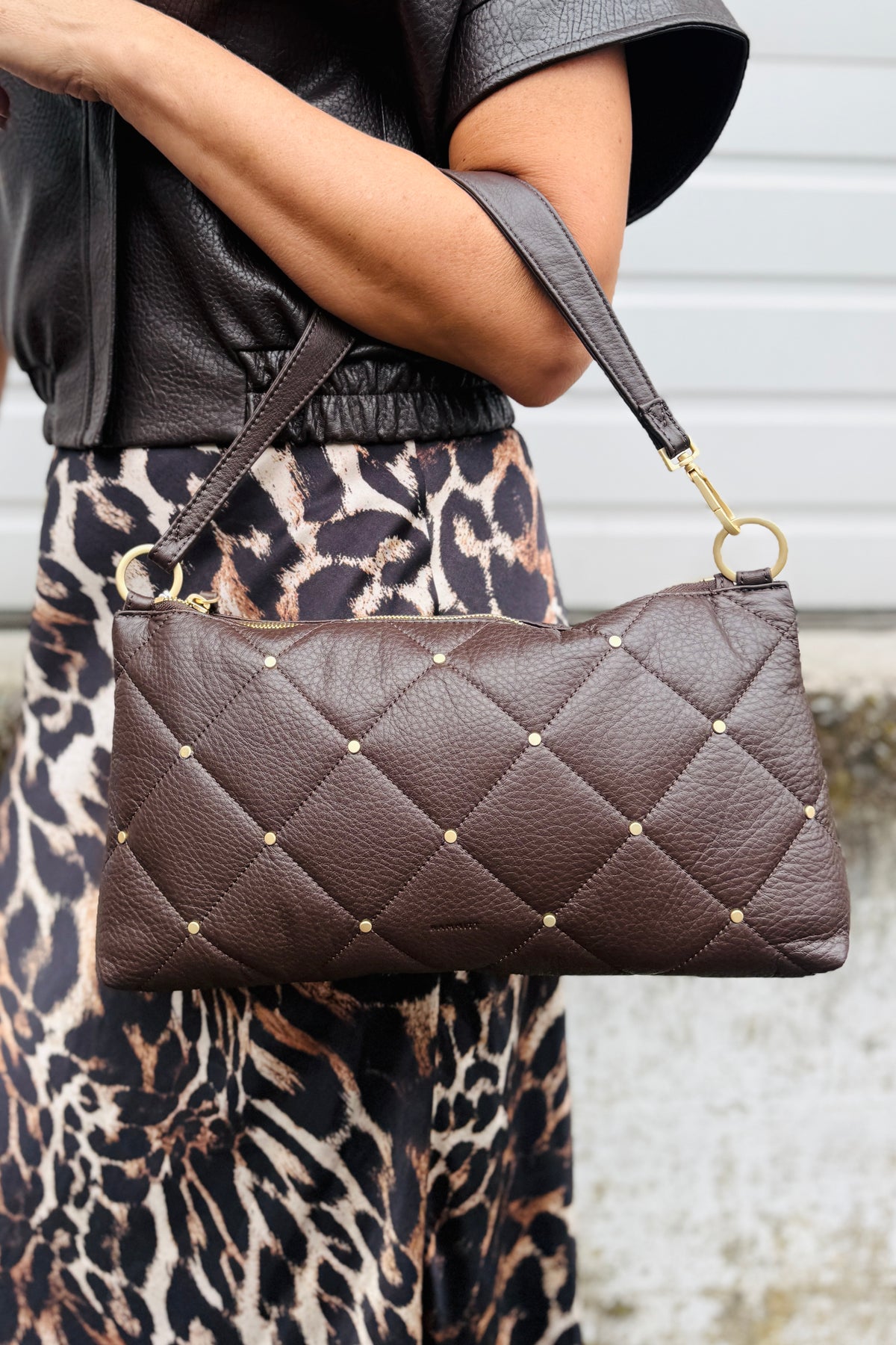 Kyle Medium-Quilted Espresso