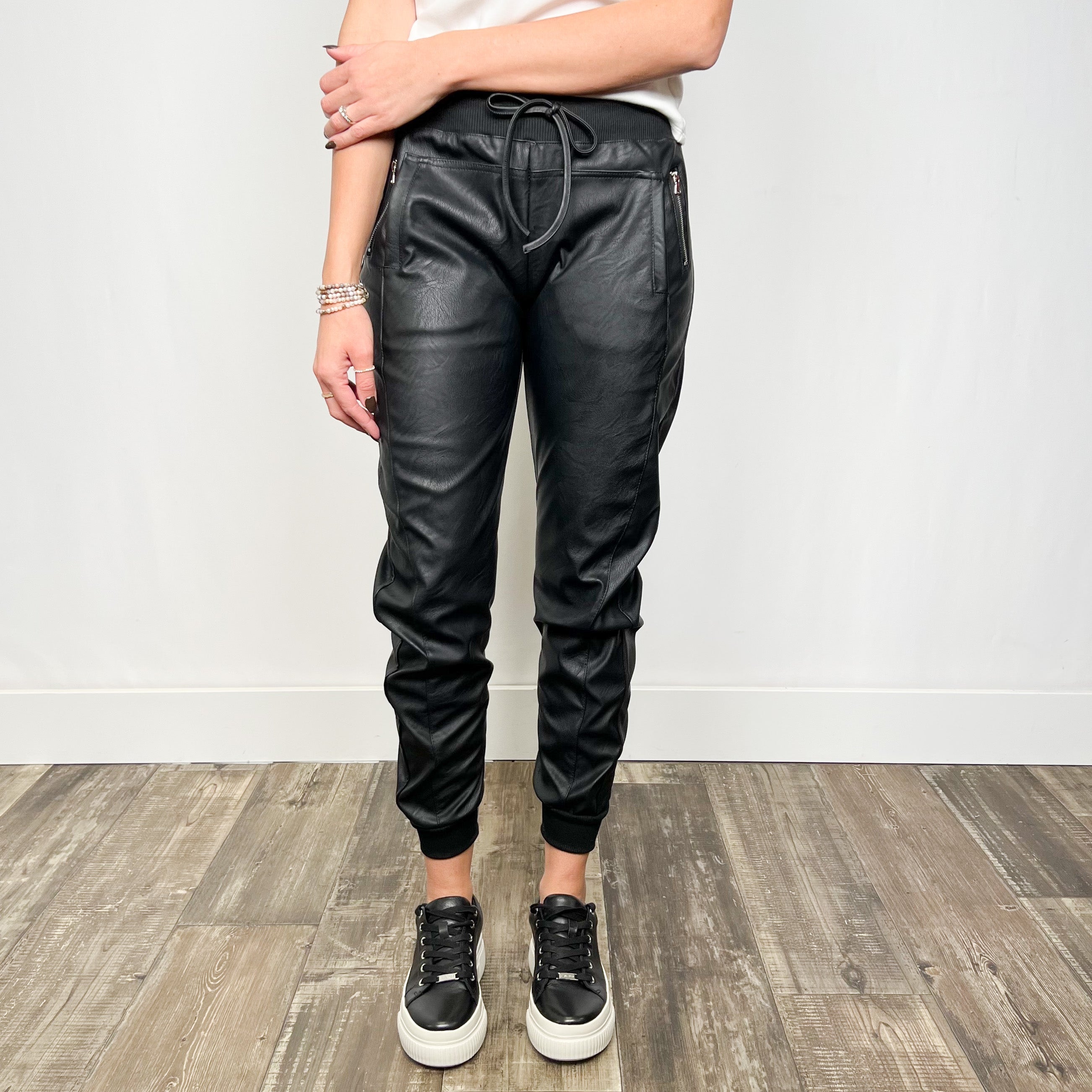 Faux Leather Ultimate Joggers