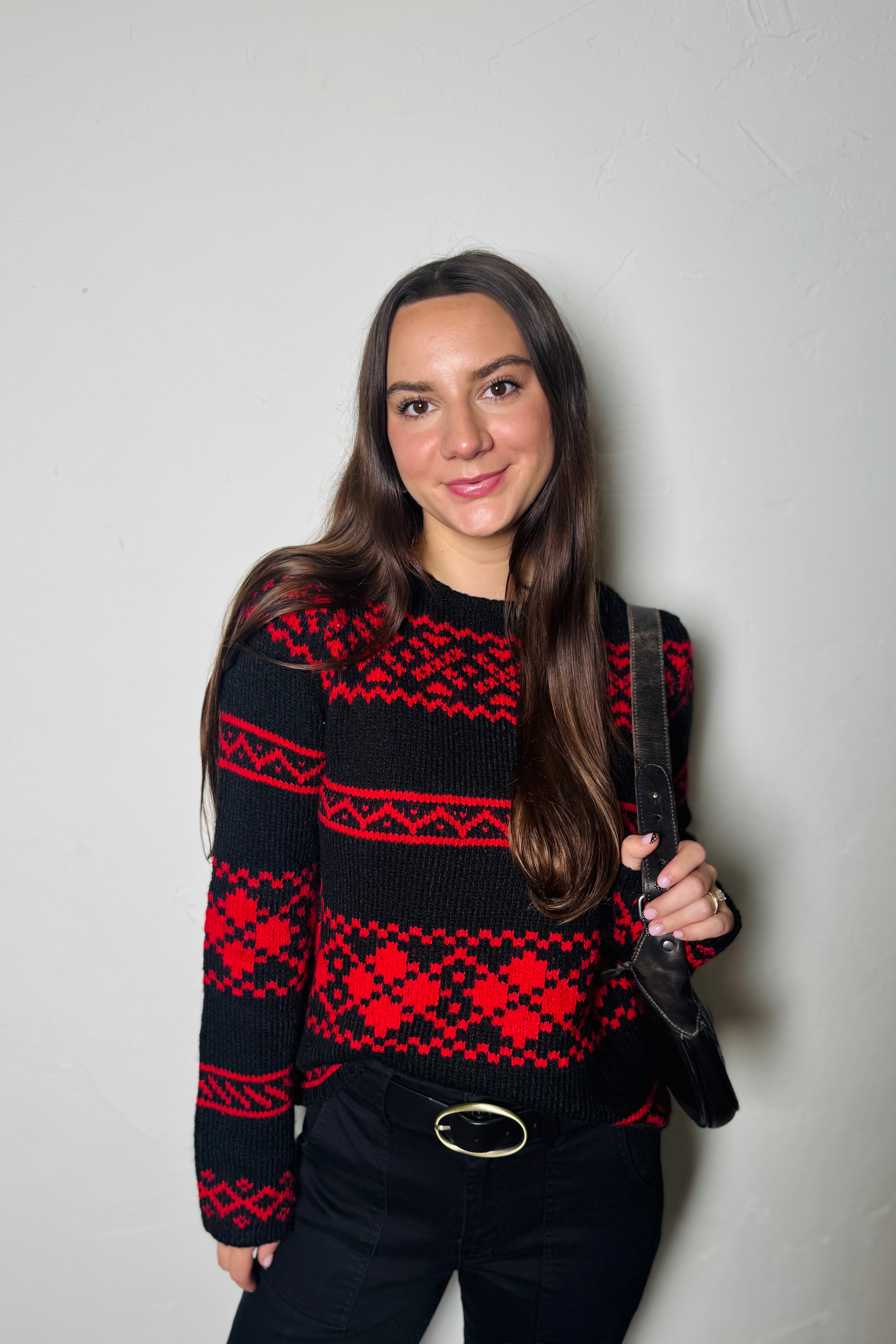 Fair Isle Boatneck Sweater