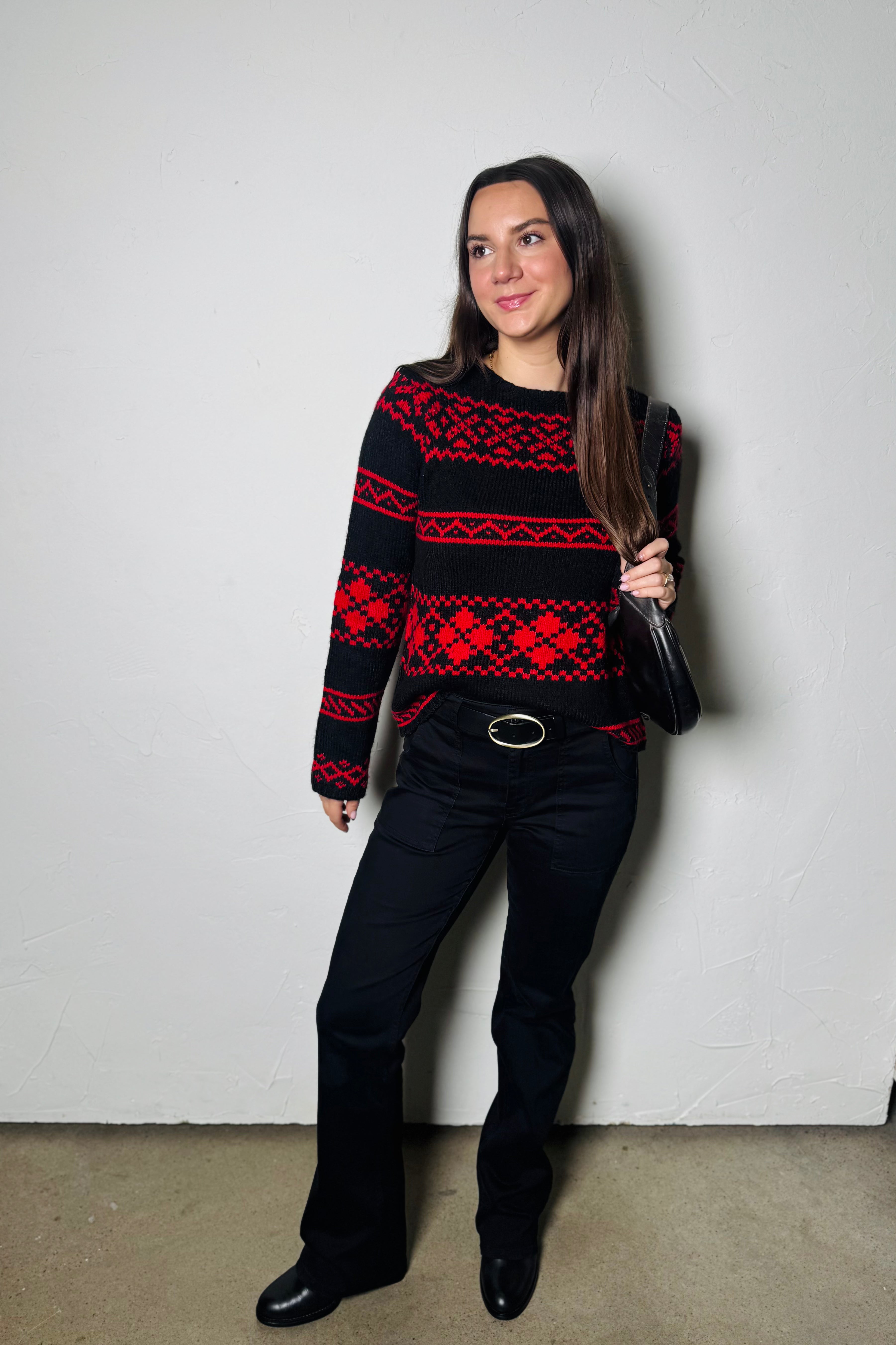 Fair Isle Boatneck Sweater