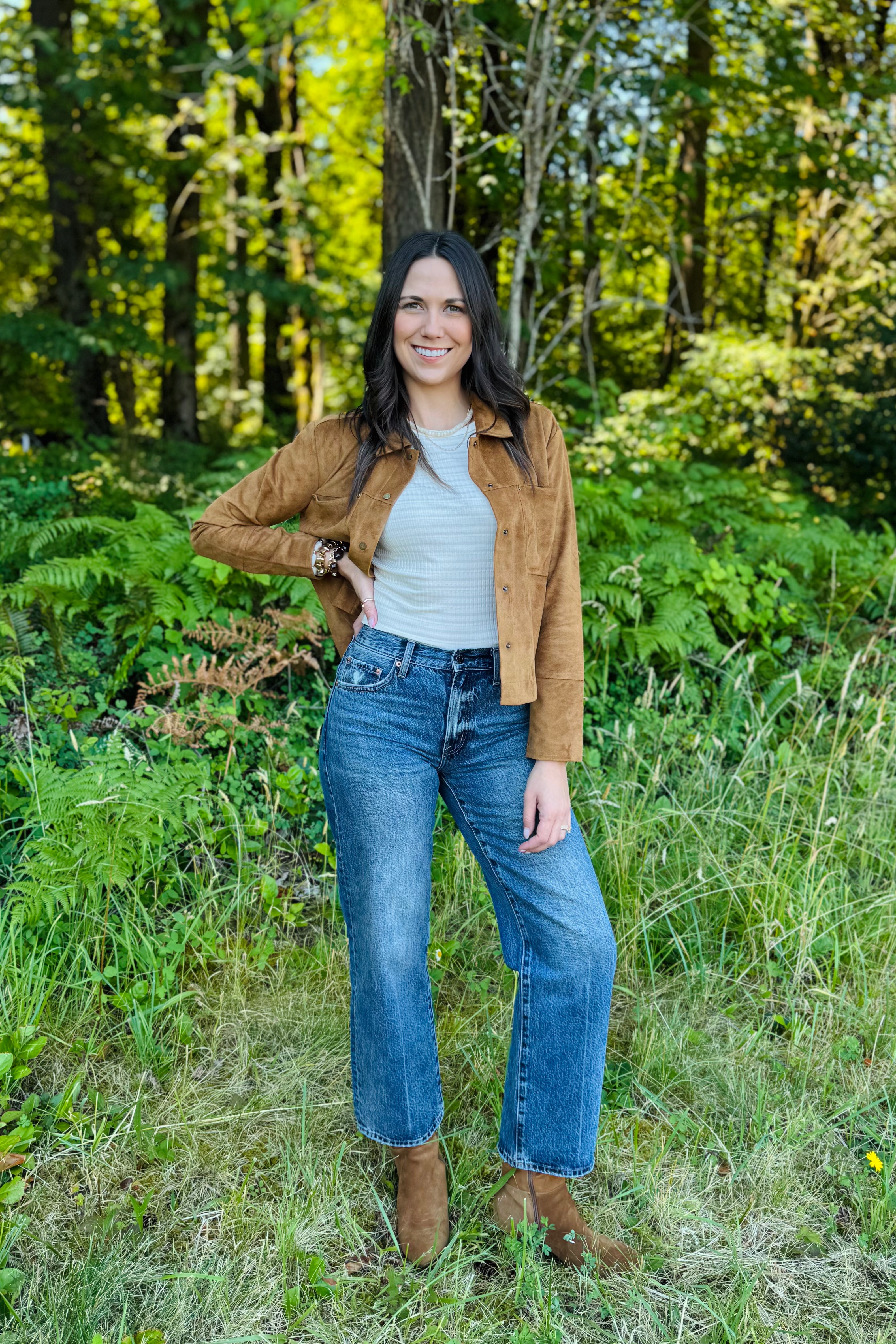Flowy Suede Shacket