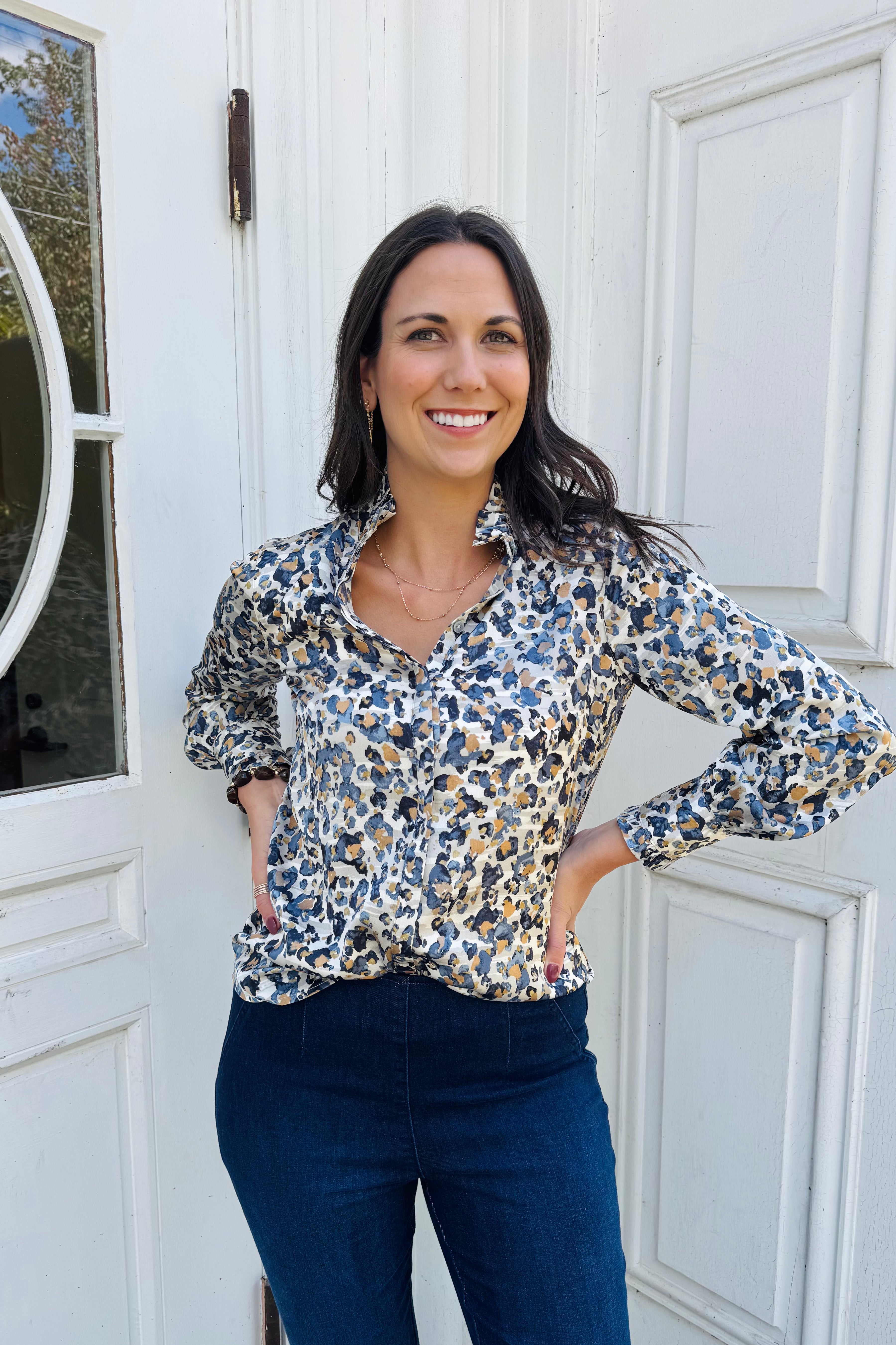 Gilded Flakes Blouse