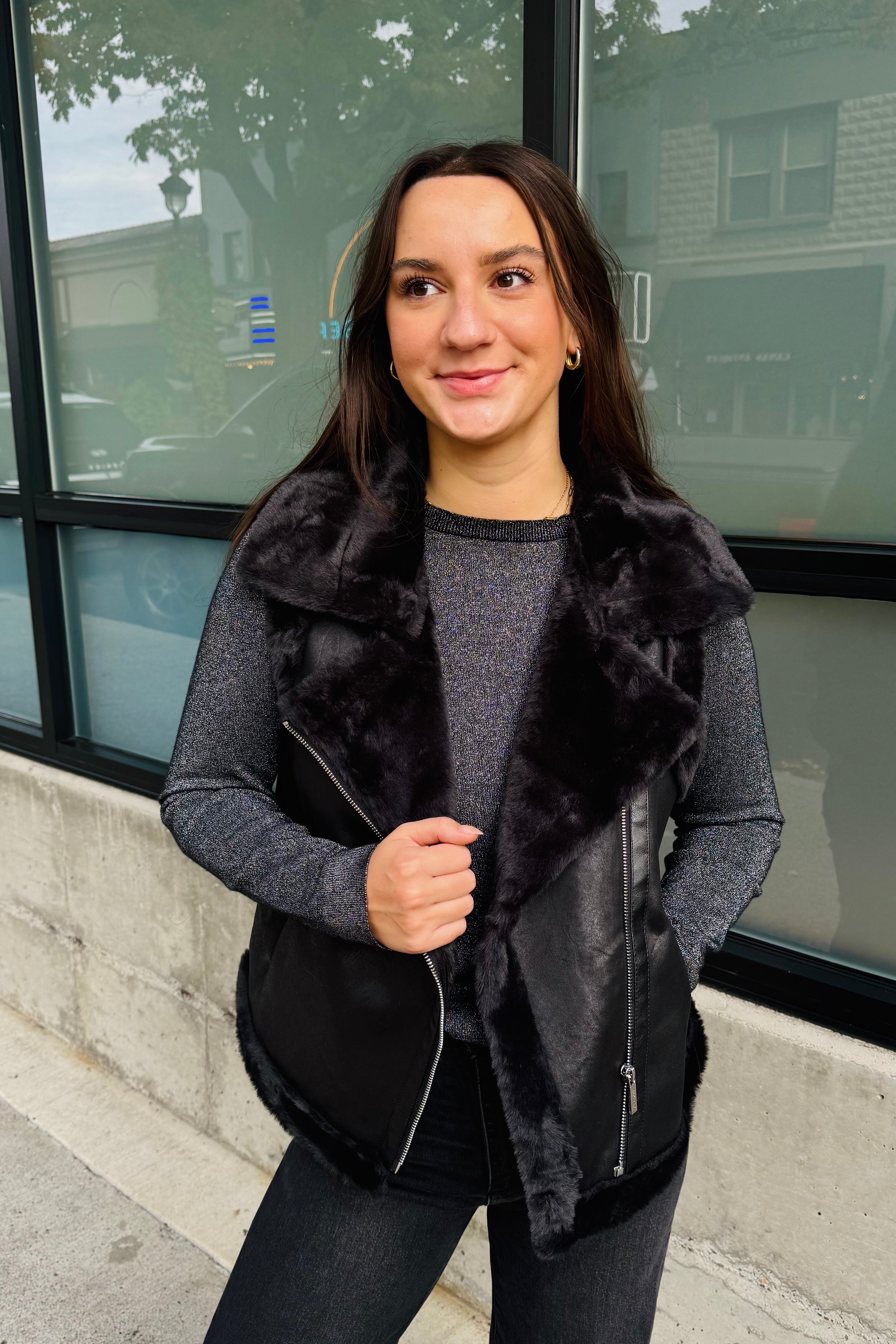 Gillet Fux Fur Vest