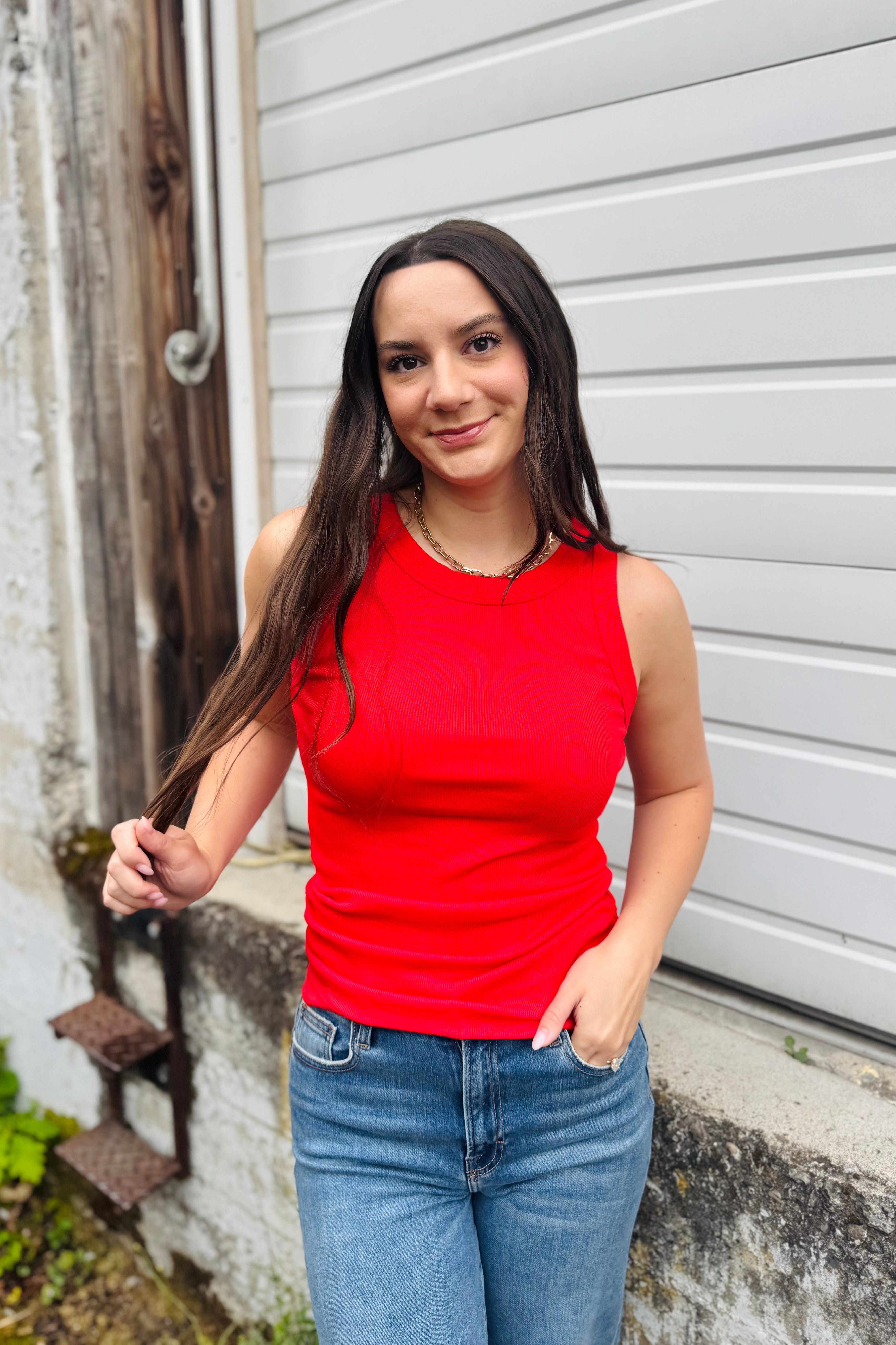 Halley Ruched Tank - Samba