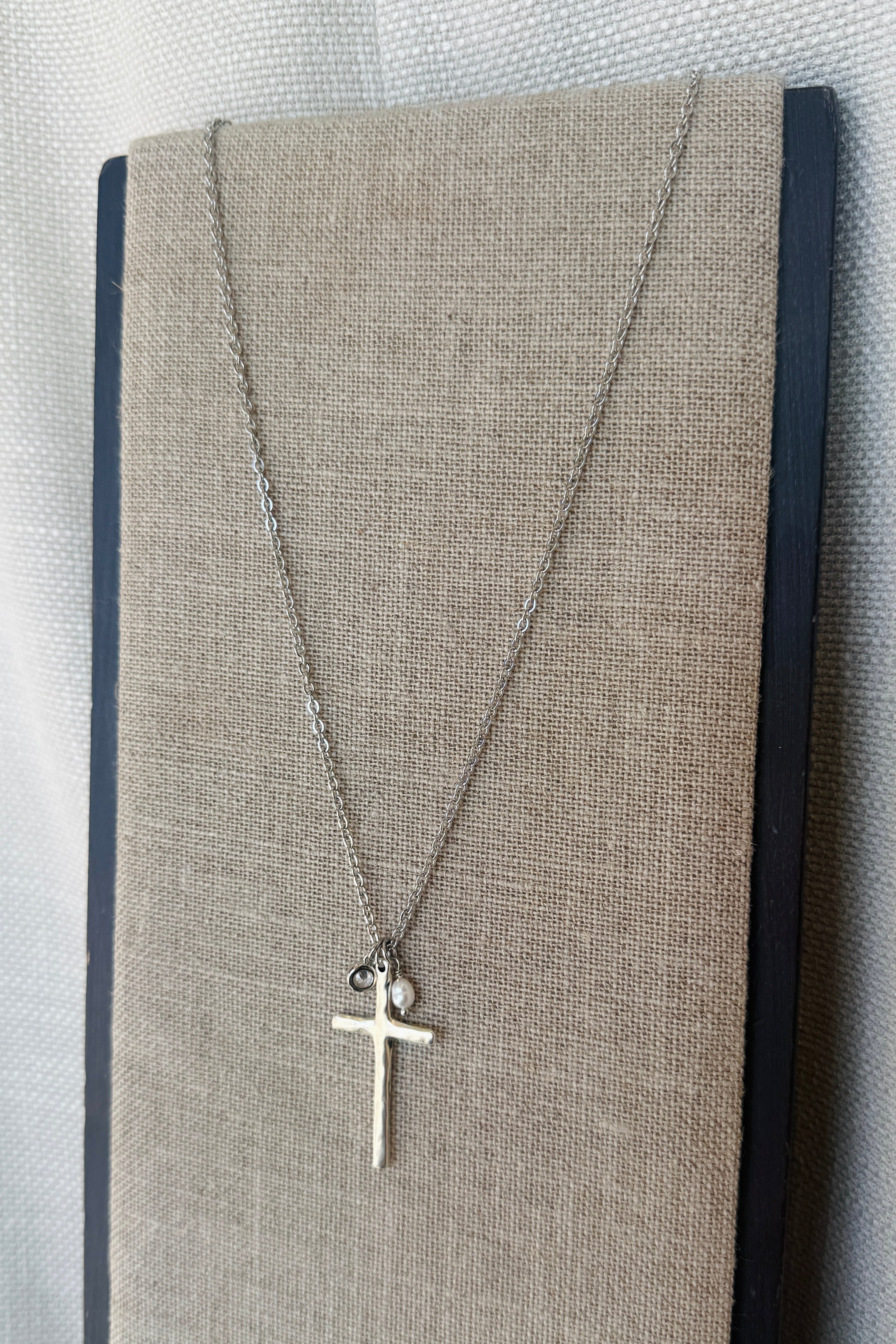 Silver Cross Necklace