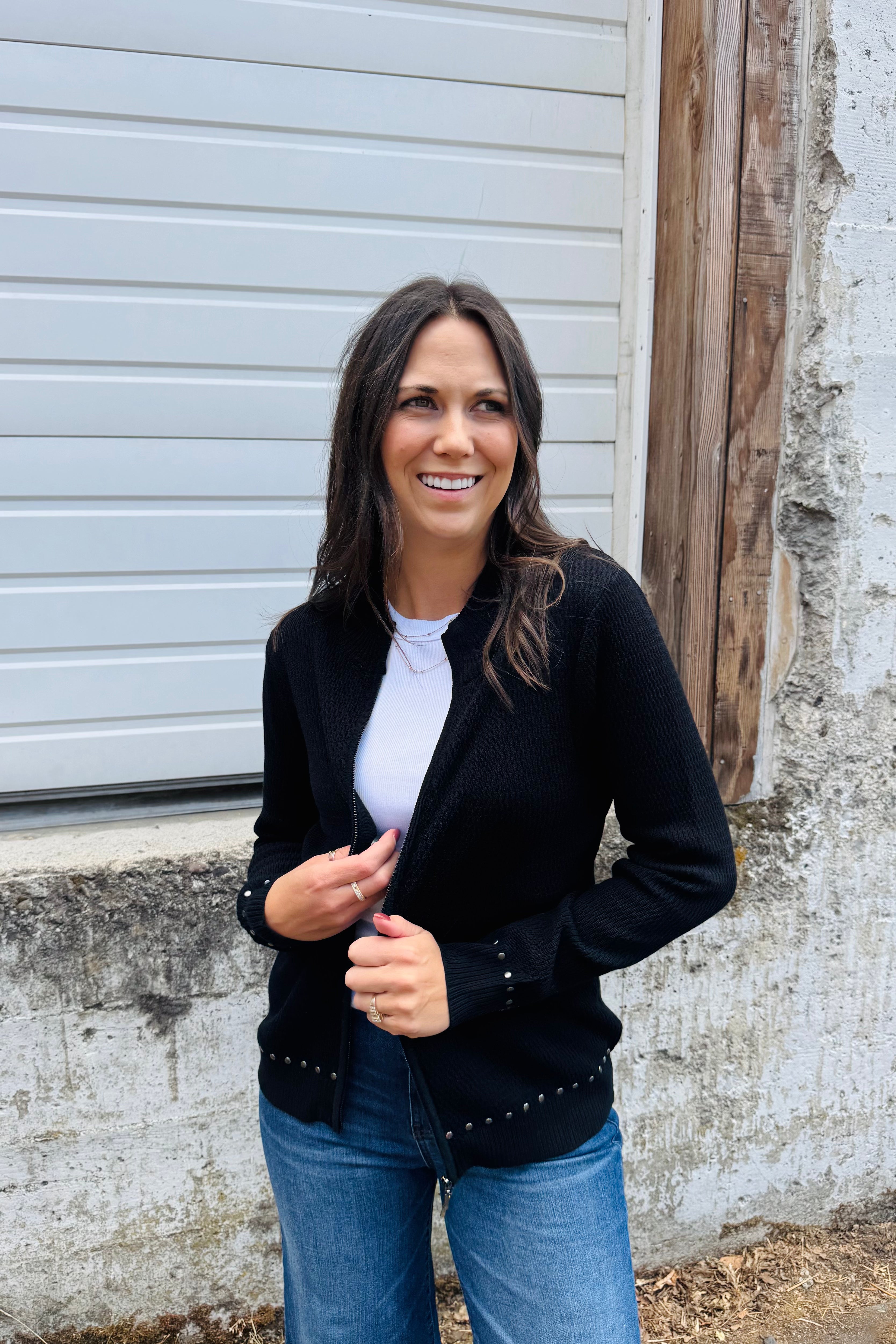 Zip Cardigan