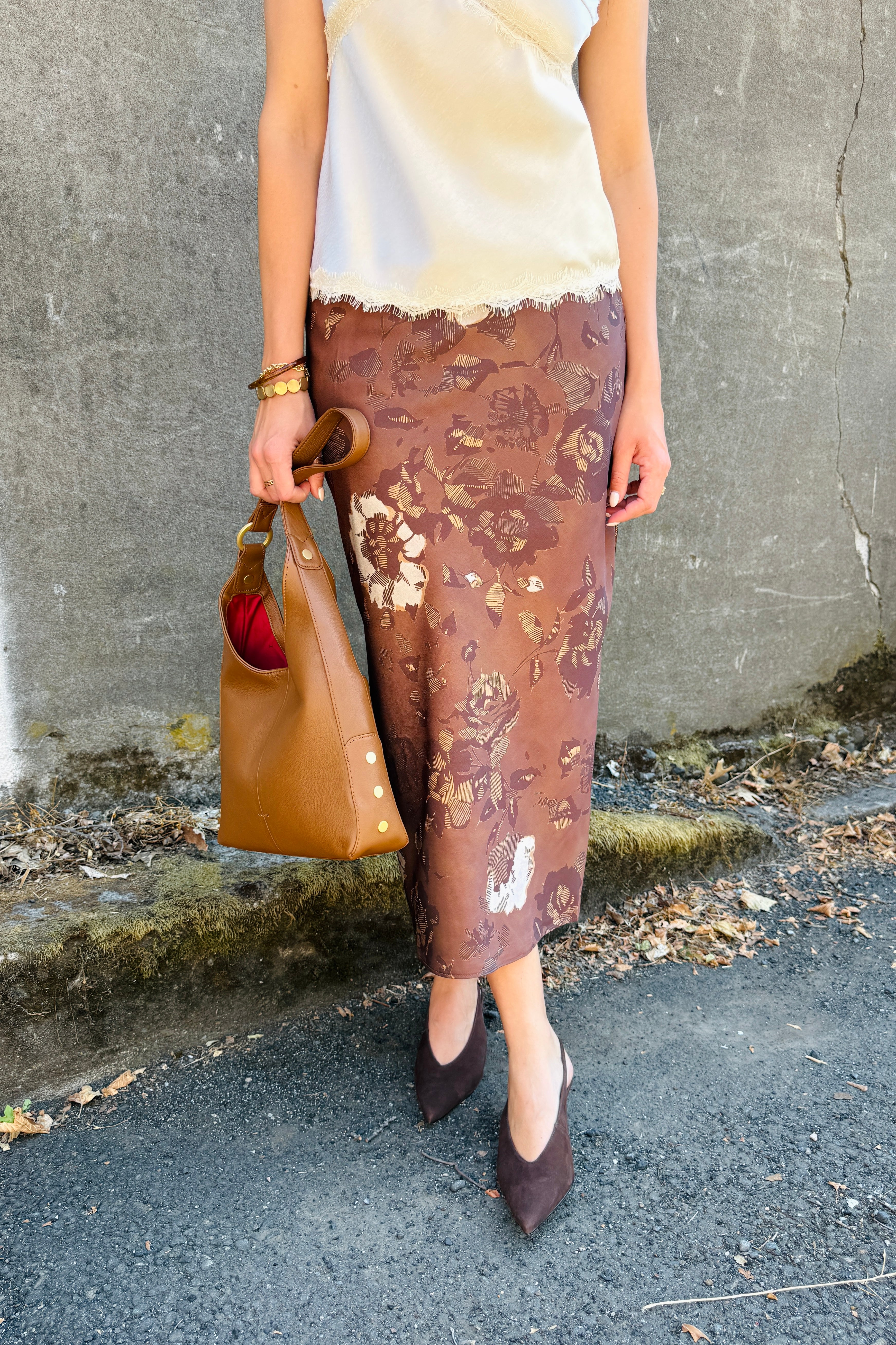 Flower Print Skirt