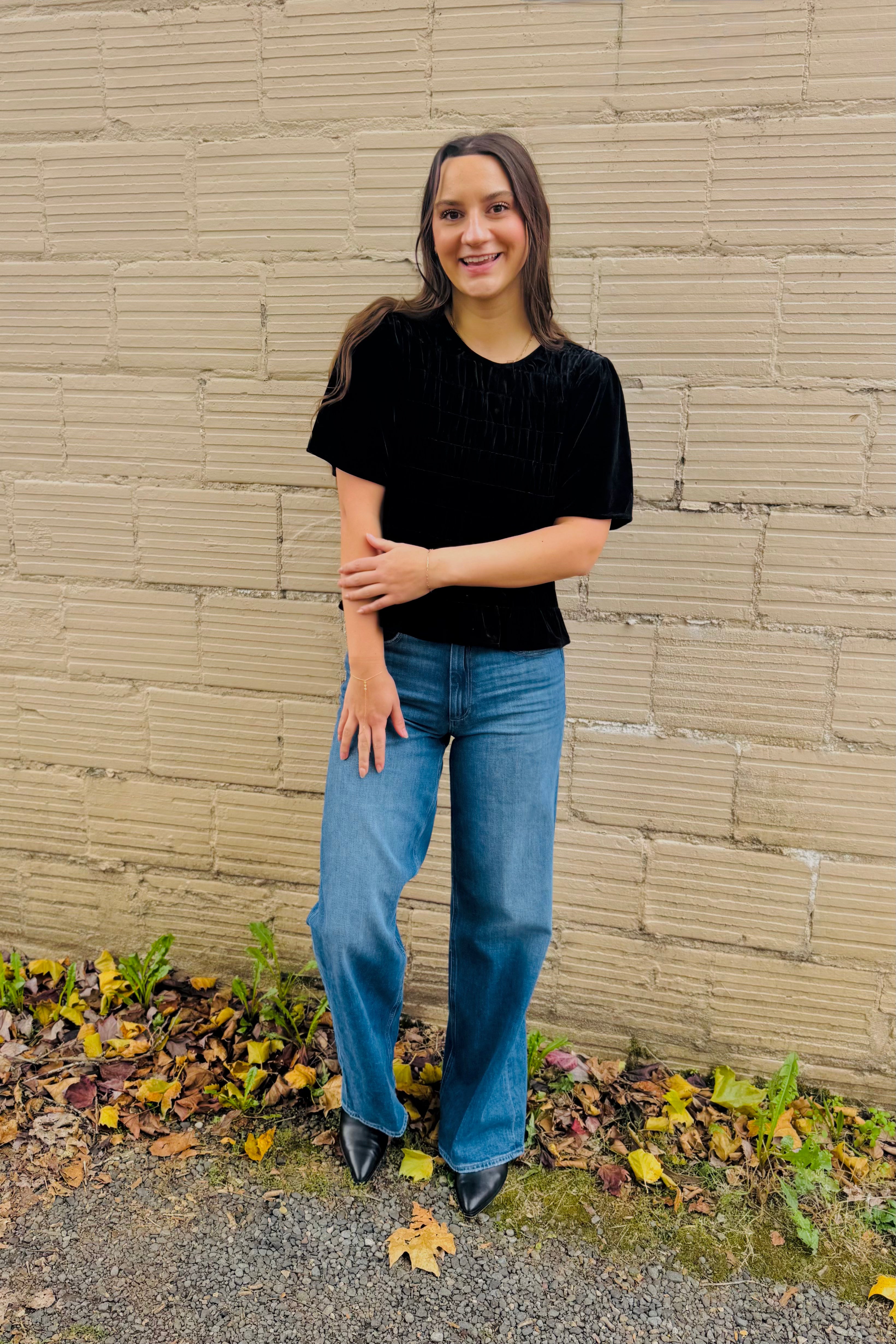 We Belong Velvet Top