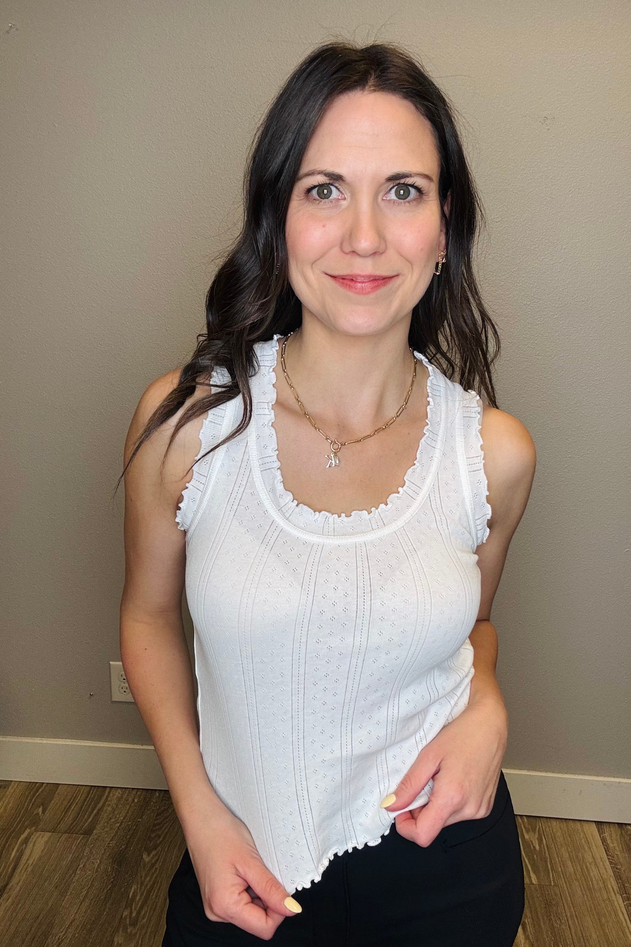 Pointelle Rib Ella Tank