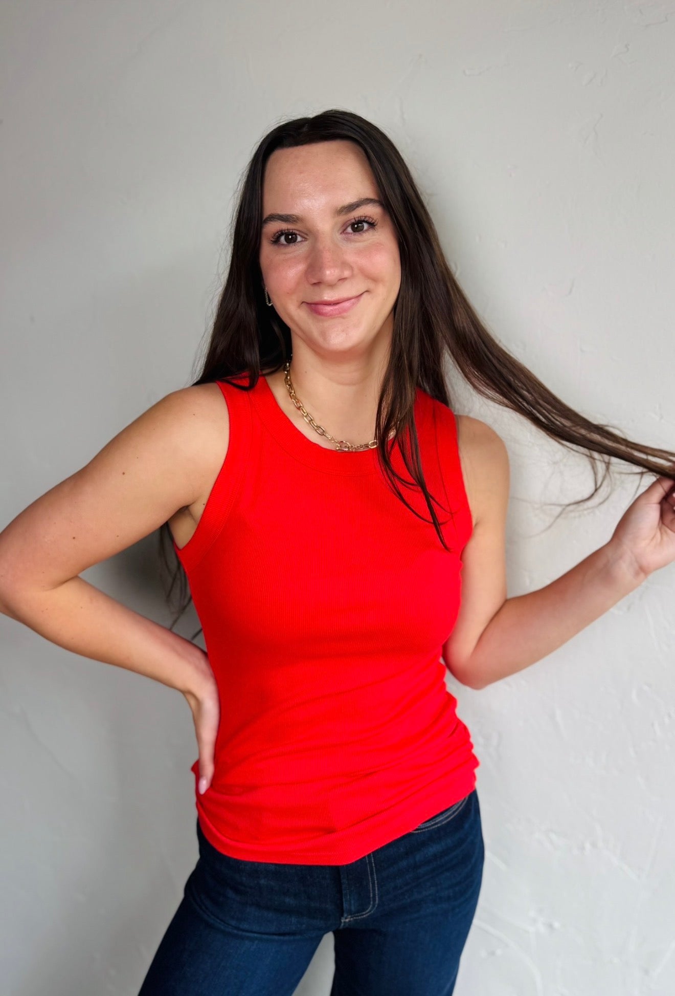 Halley Ruched Tank - Samba