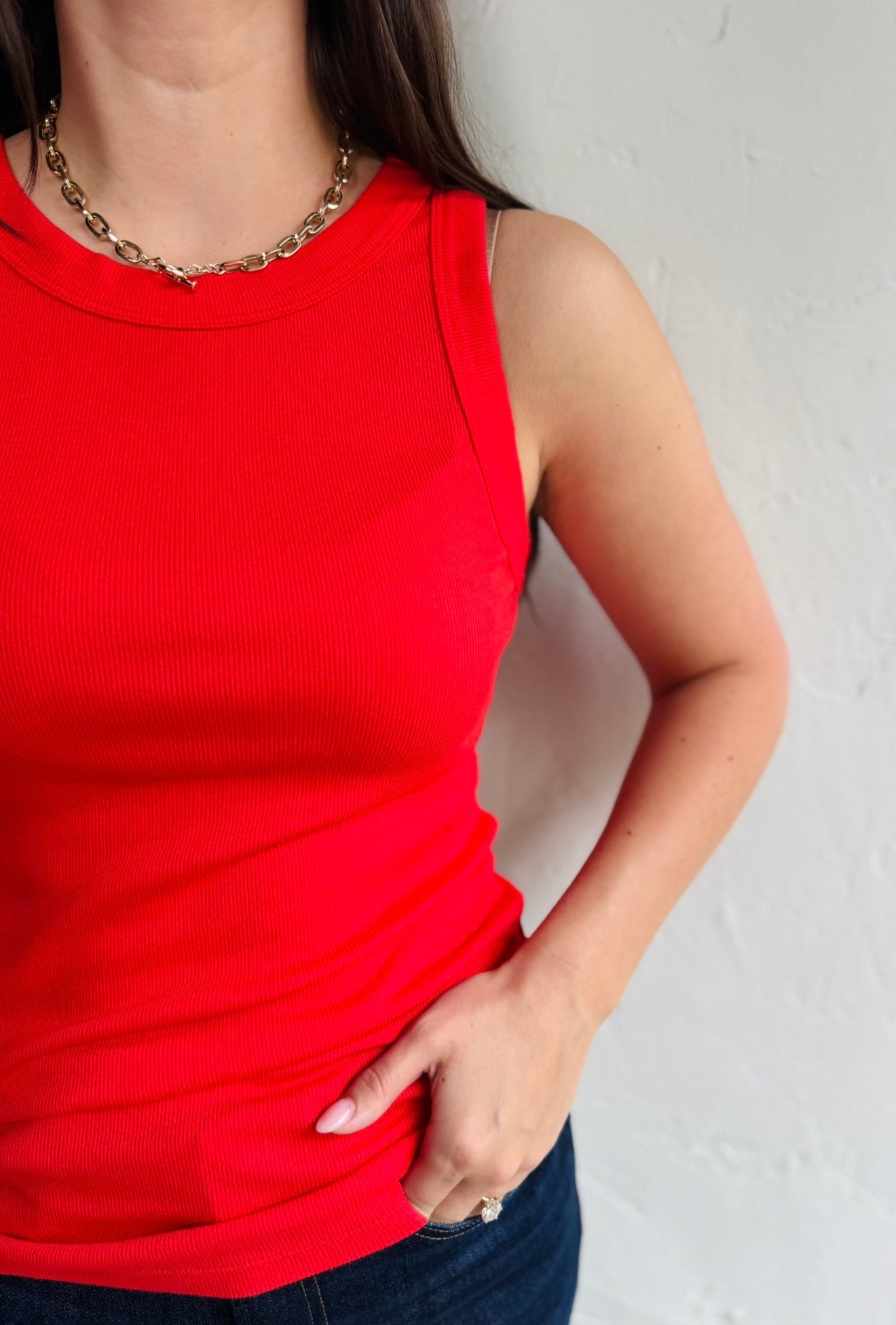 Halley Ruched Tank - Samba