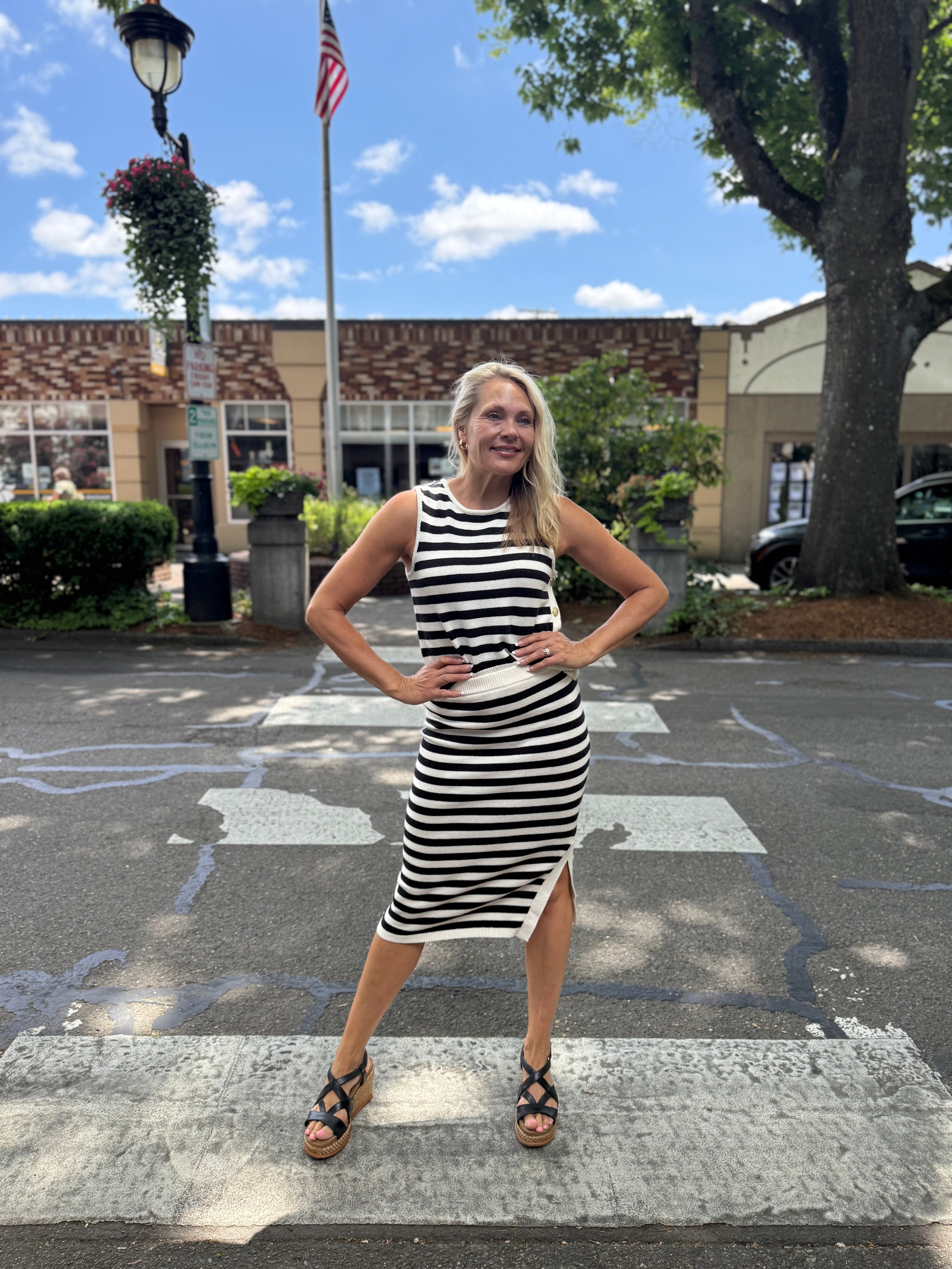 Side Slit Midi