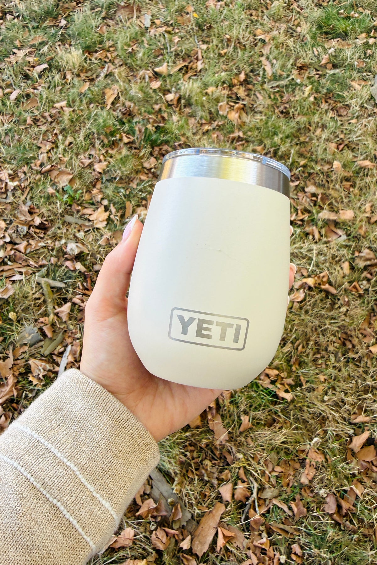 YETI Rambler 10 oz Wine Tumbler - Cape Taupe