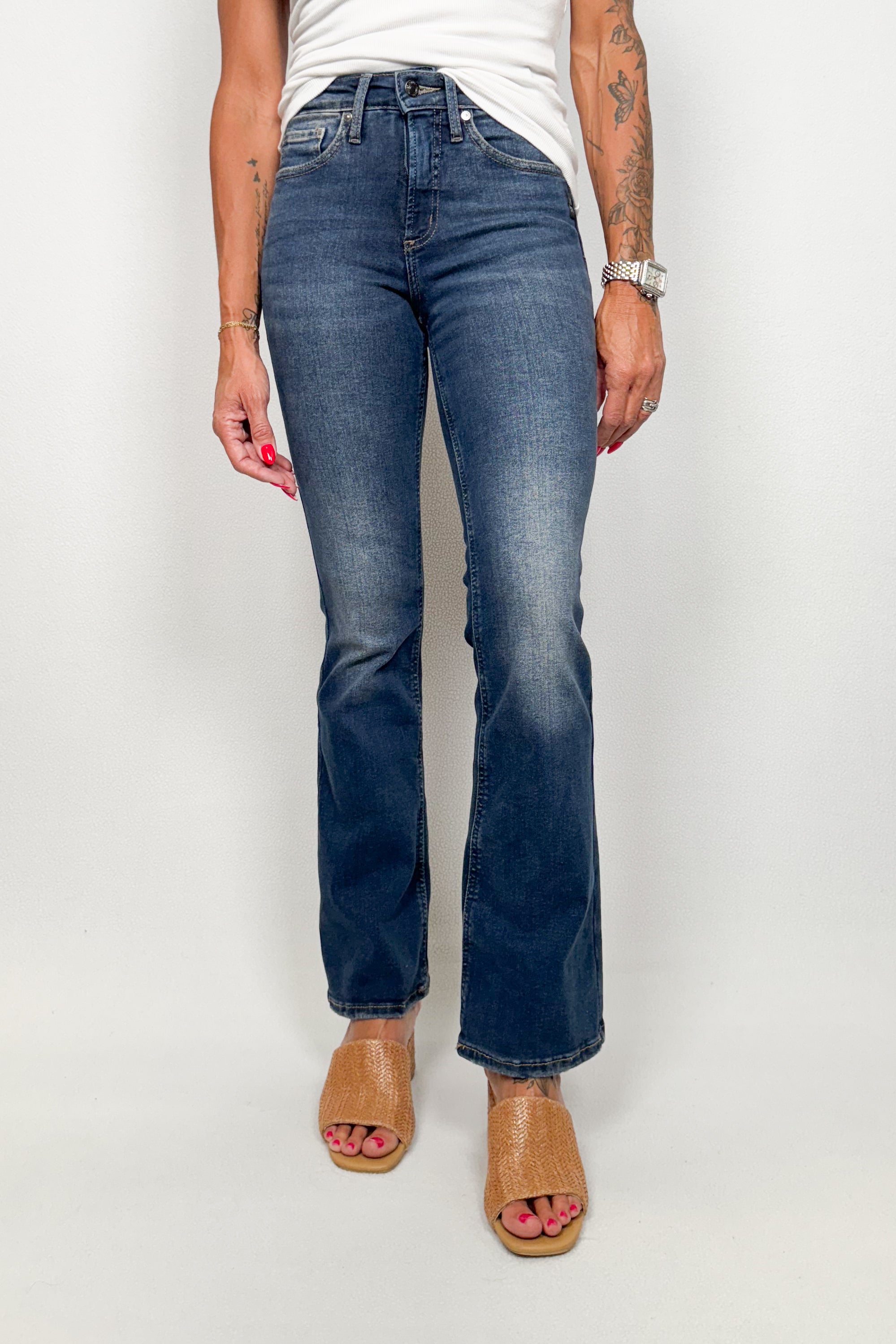 Infinite Fit High Rise Bootcut Jeans