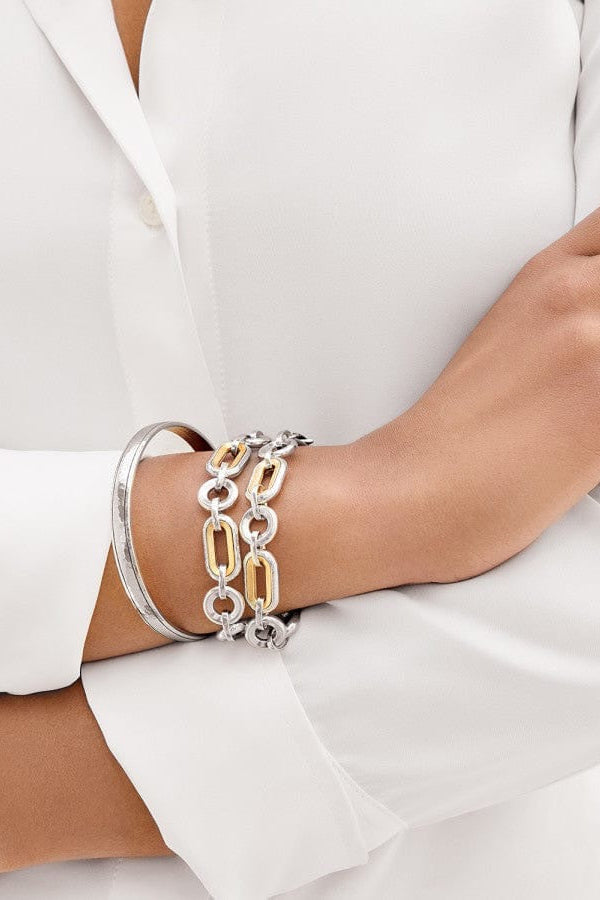 Medici 2-Tone Link Bracelet
