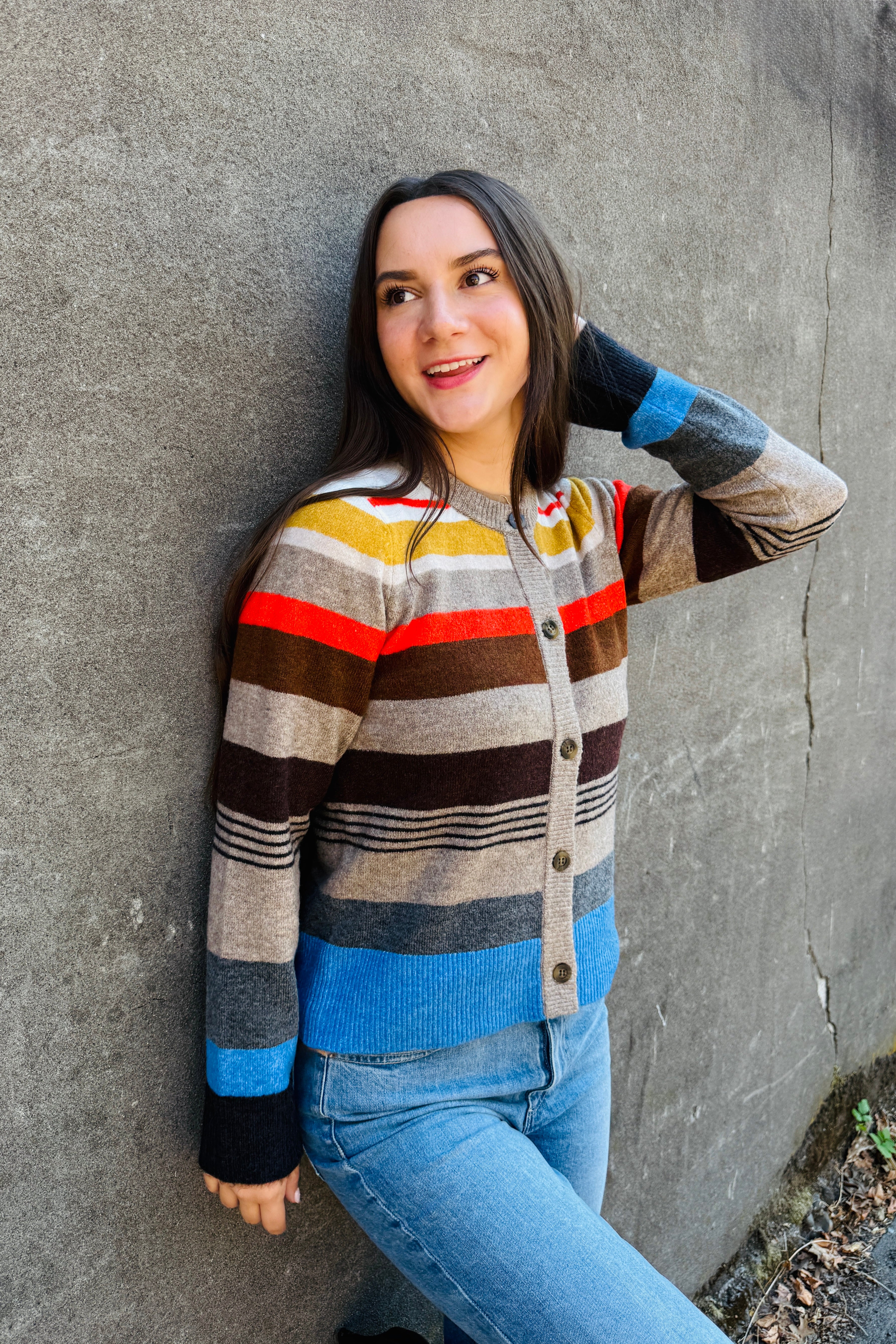Irene Crew Neck Cardigan