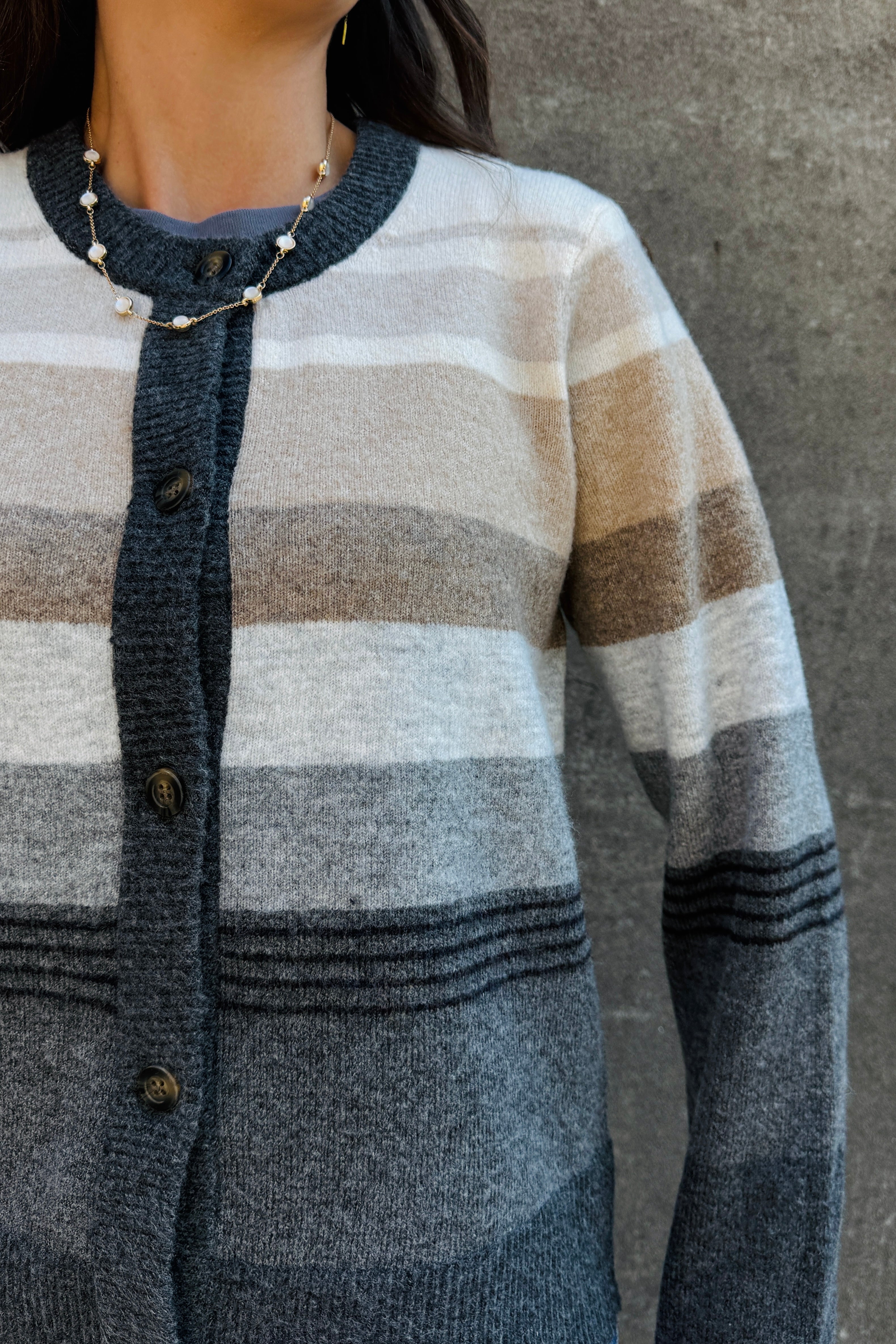 Irene Crew Neck Cardigan