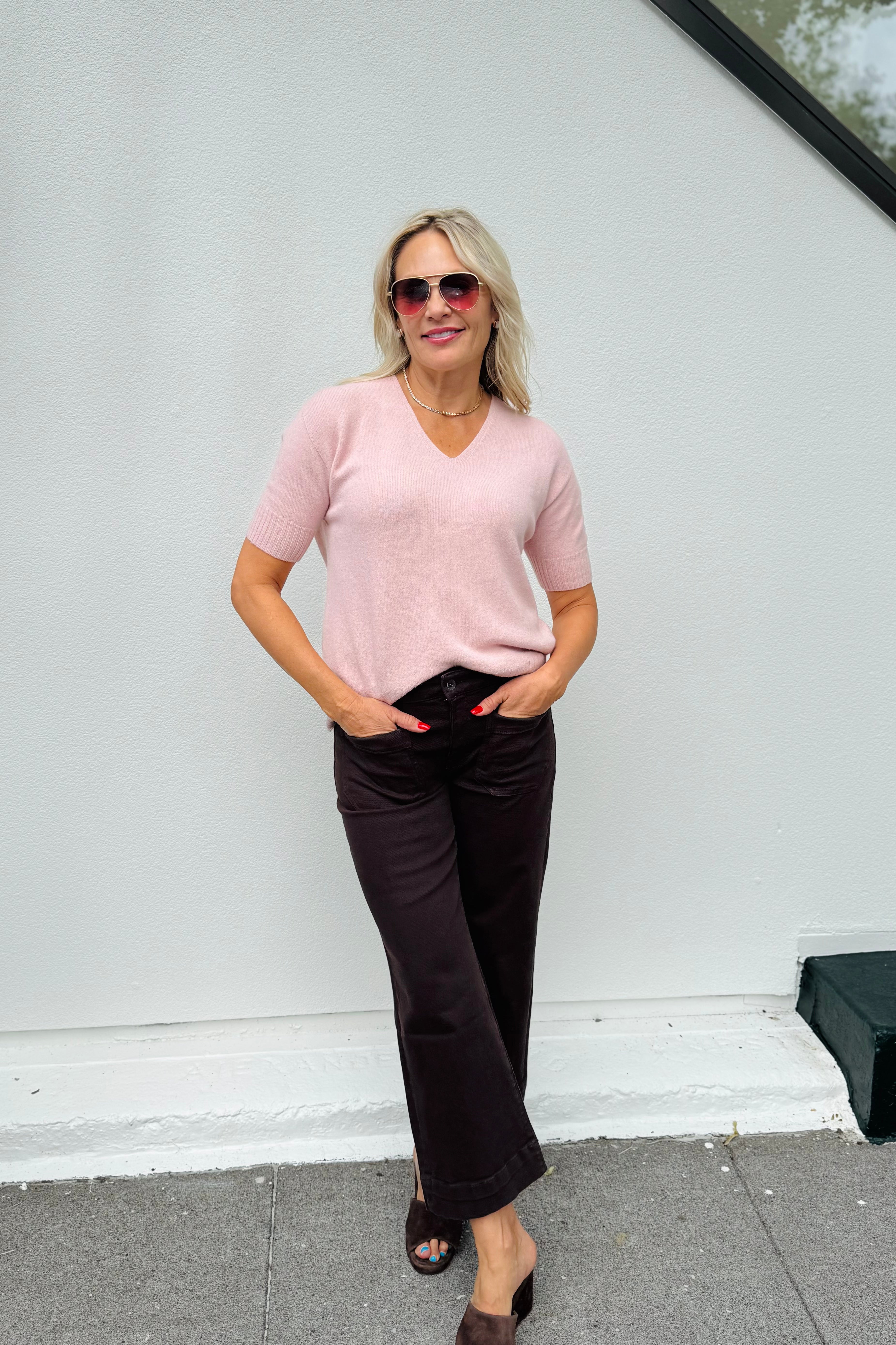 Italian V-Neck Sweater