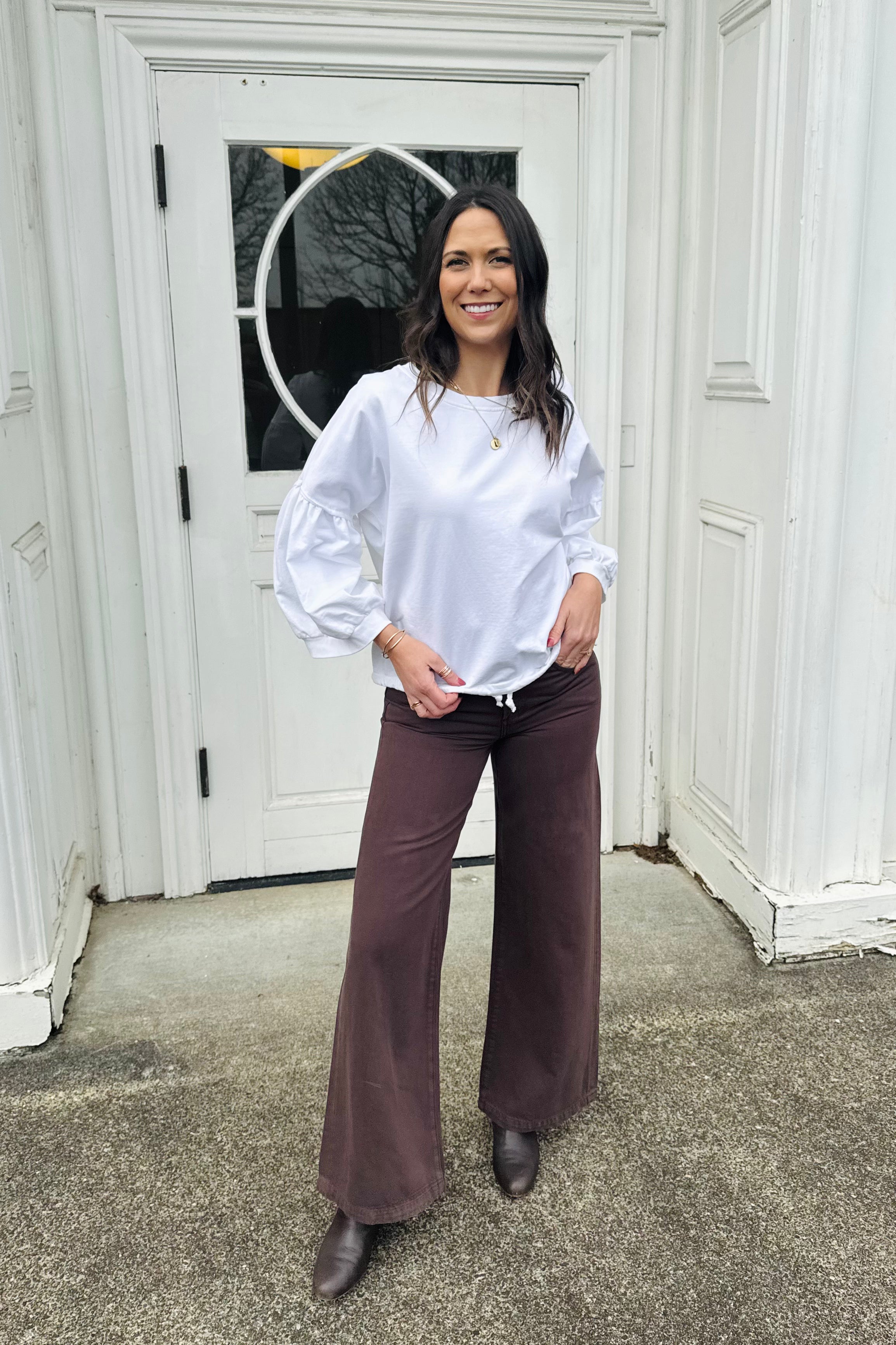 Jaydn Low Slung Palazzo pants