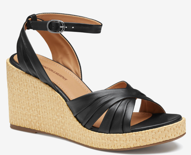 Johnston & Murphy Marcia cross black