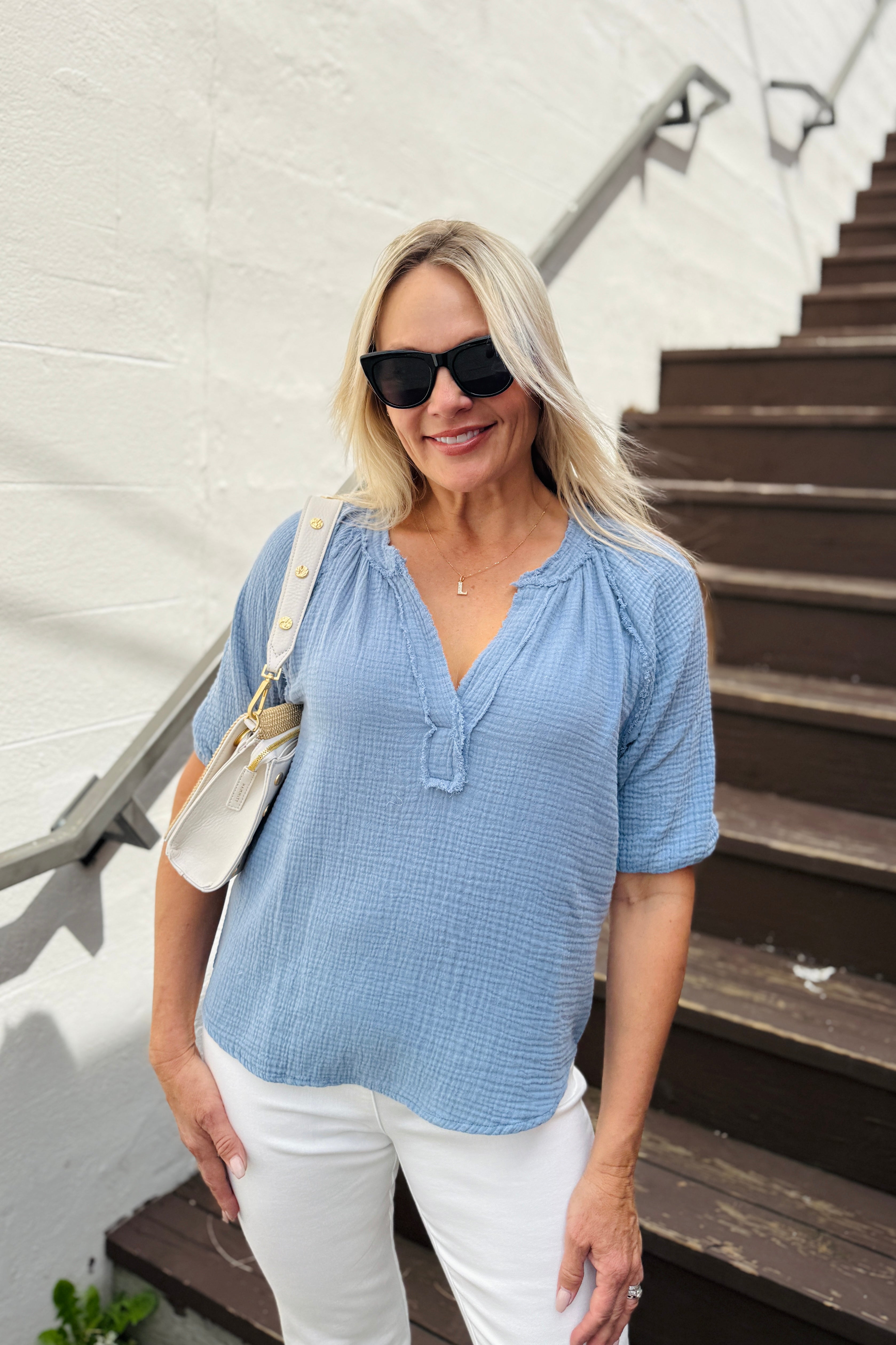 Jolie Top W/ Fringe