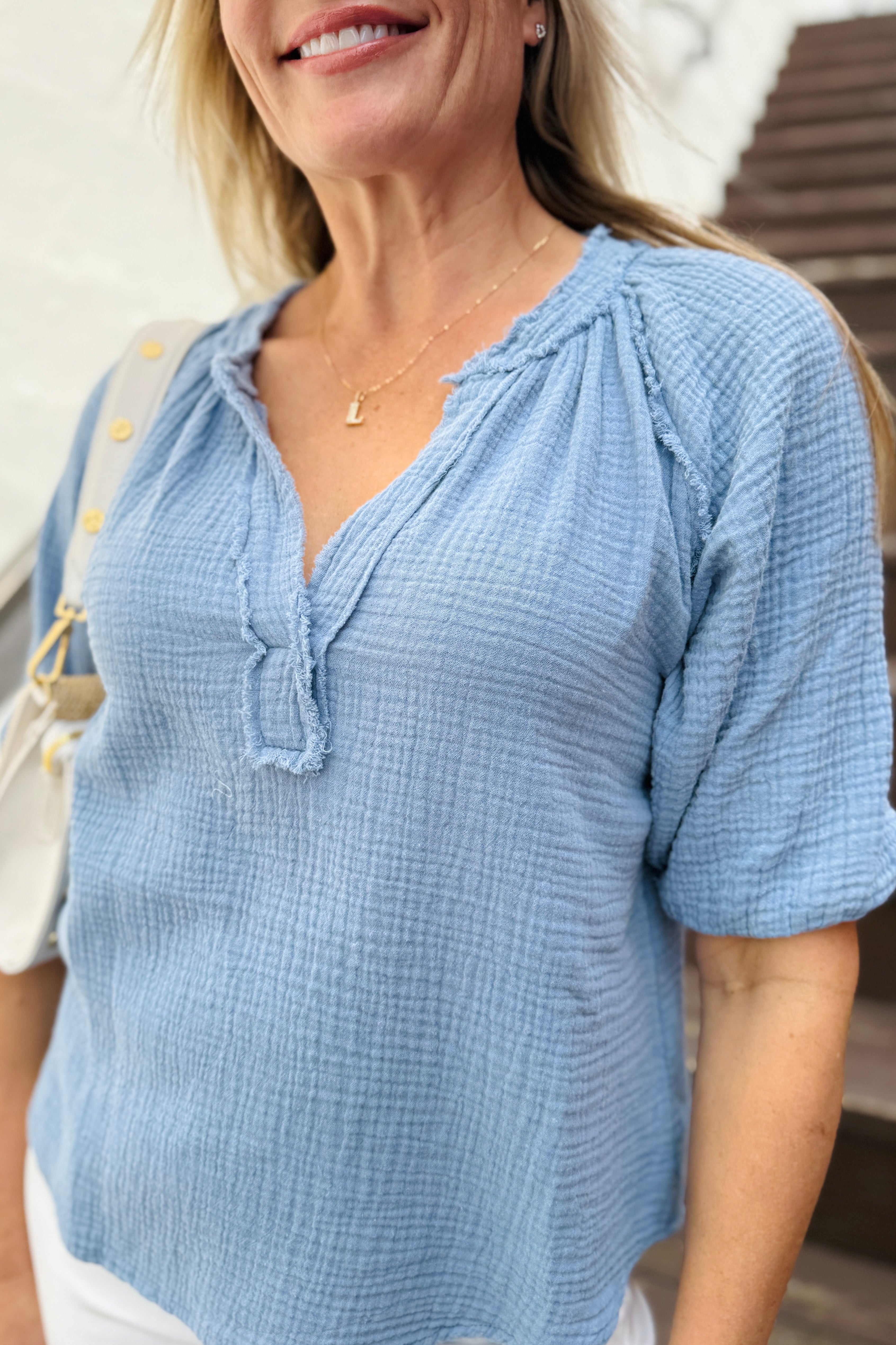 Jolie Top W/ Fringe