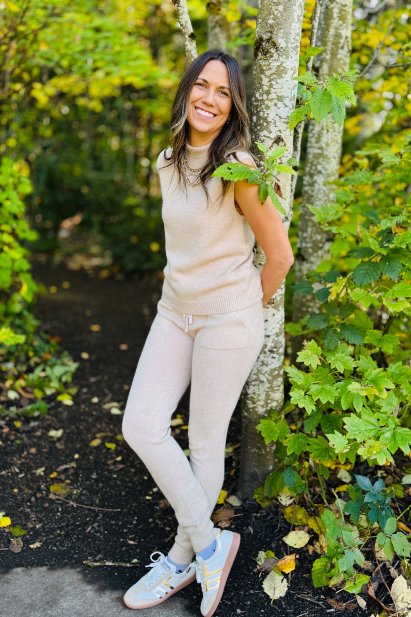 Knit Drawstring Pants