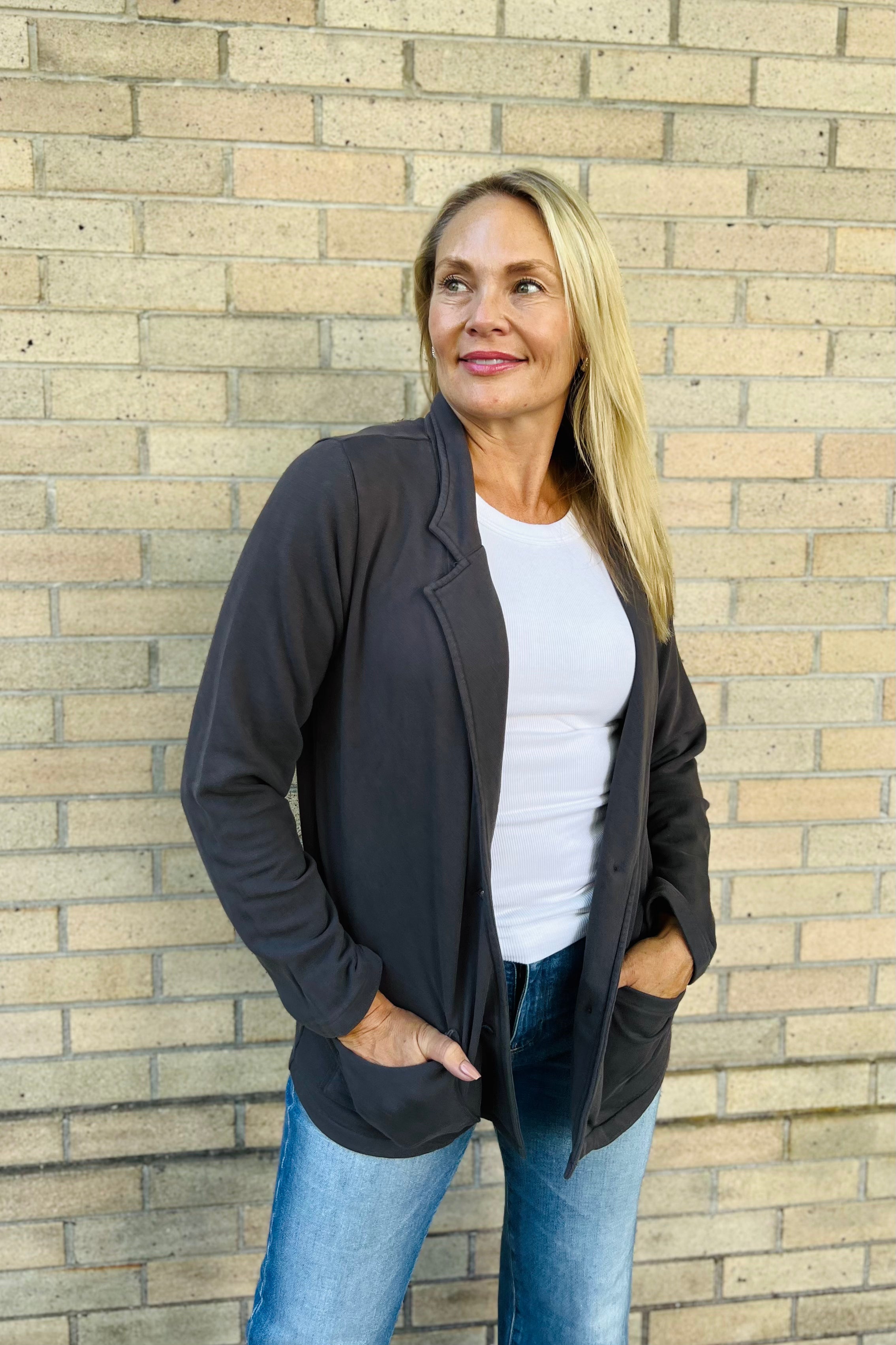 L/S French Terry Blazer