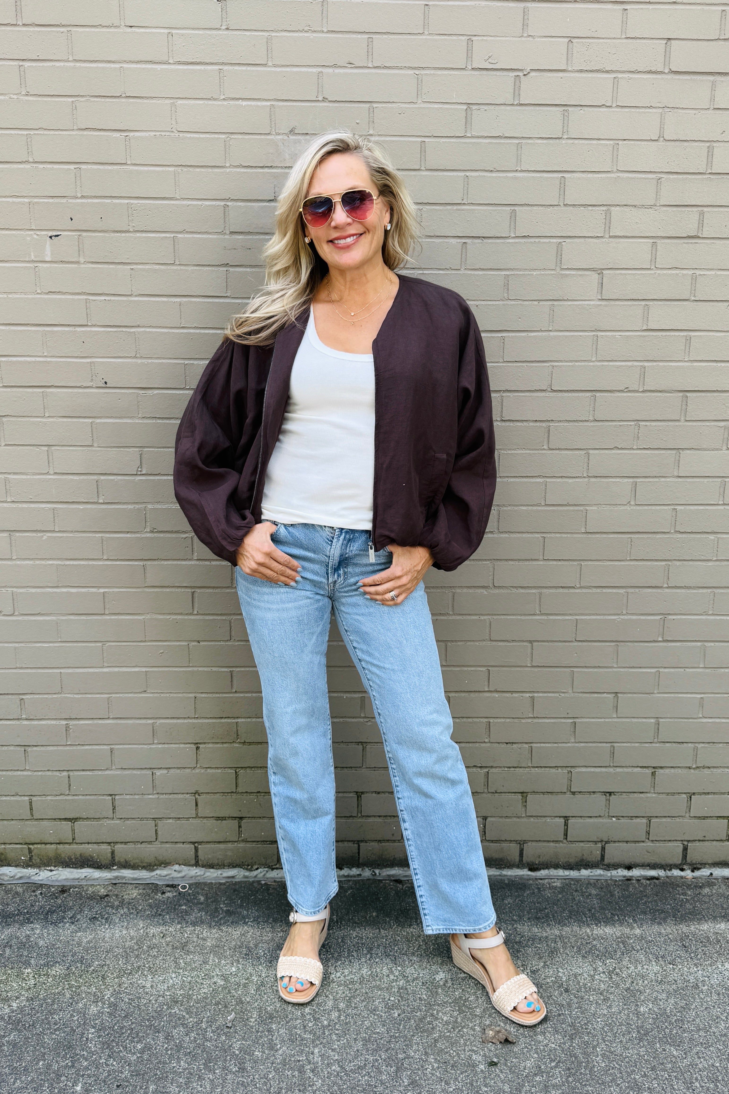 Linen Bubble Jacket