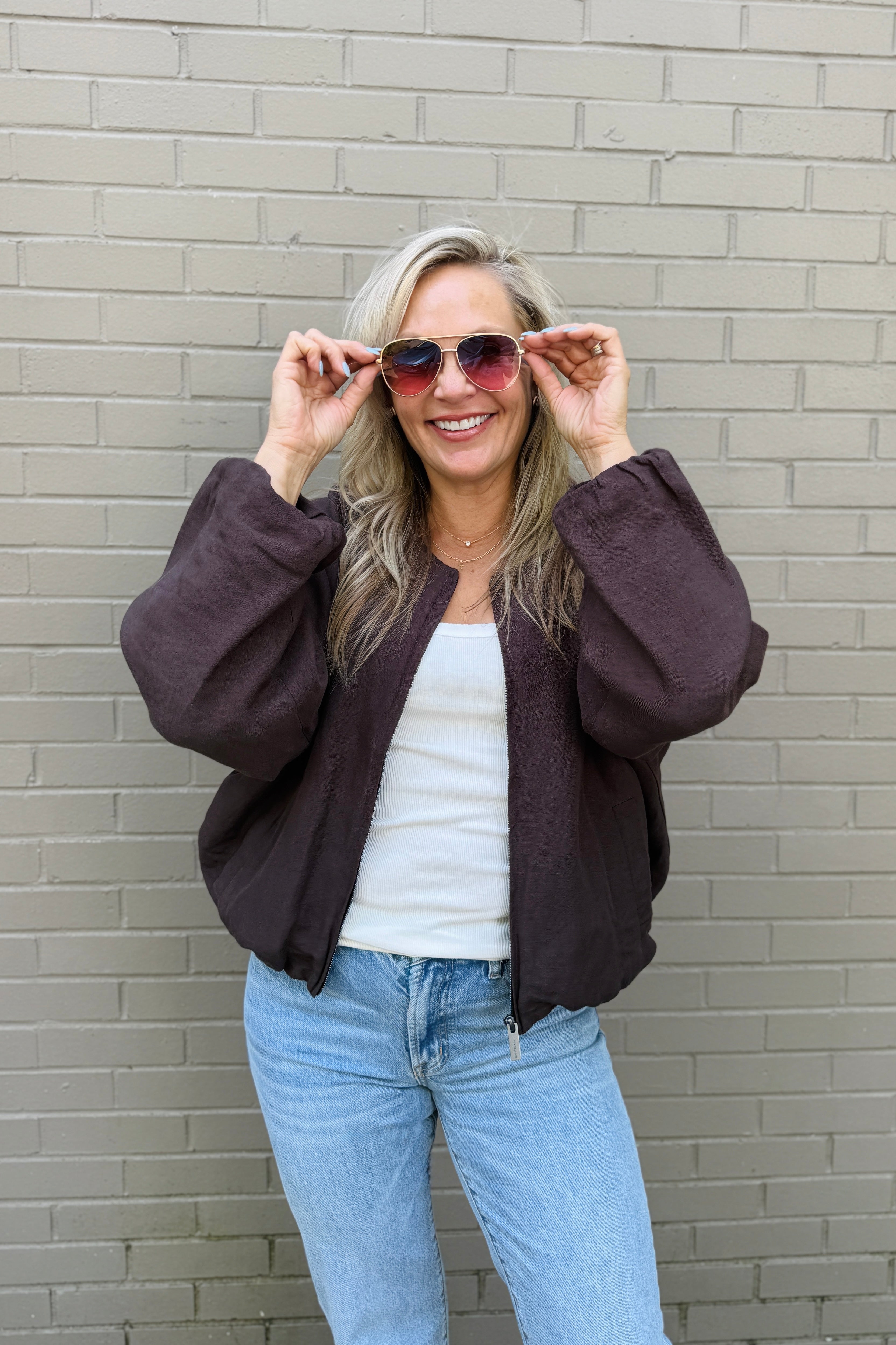 Linen Bubble Jacket
