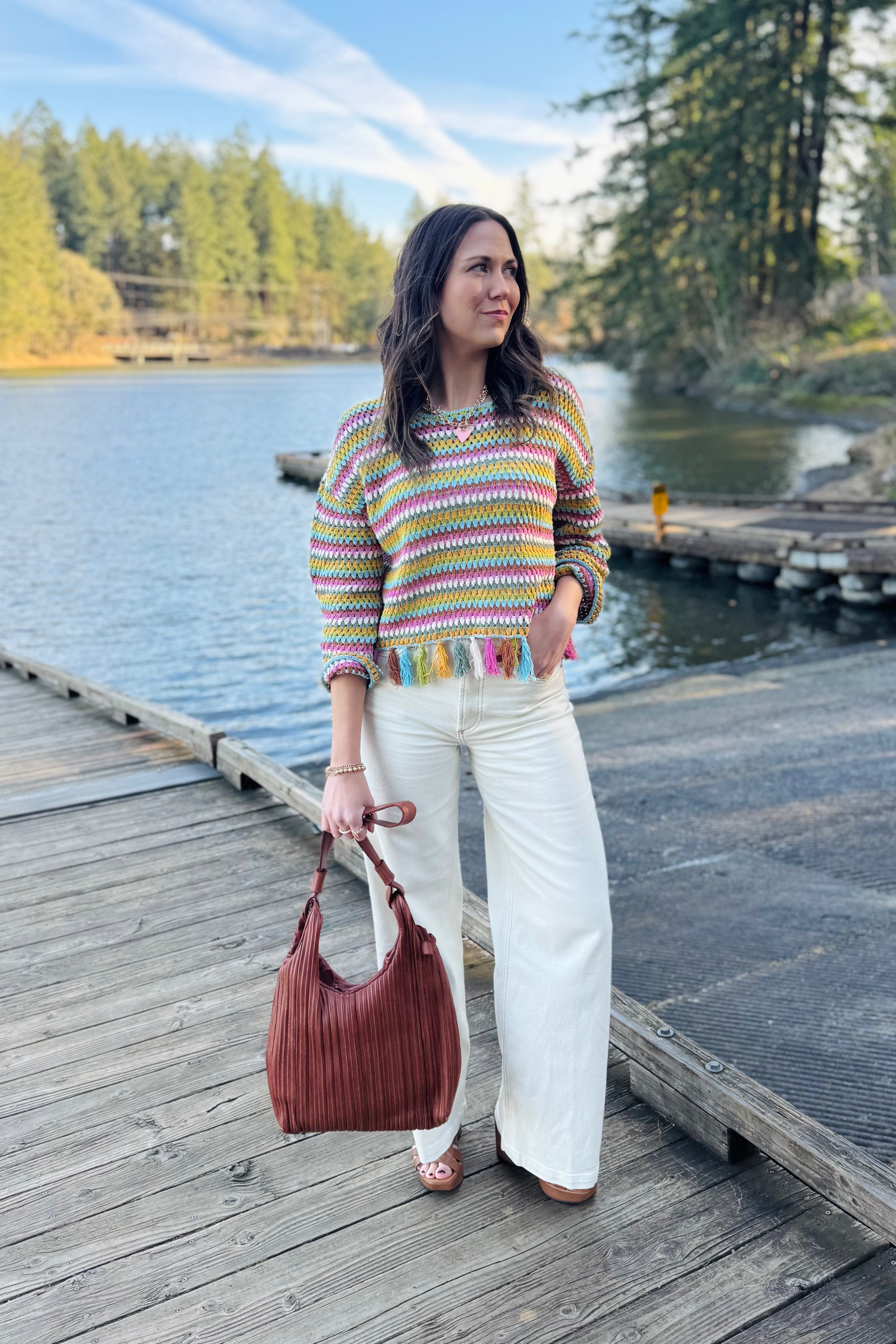 Long Bell Sleeve Sweater